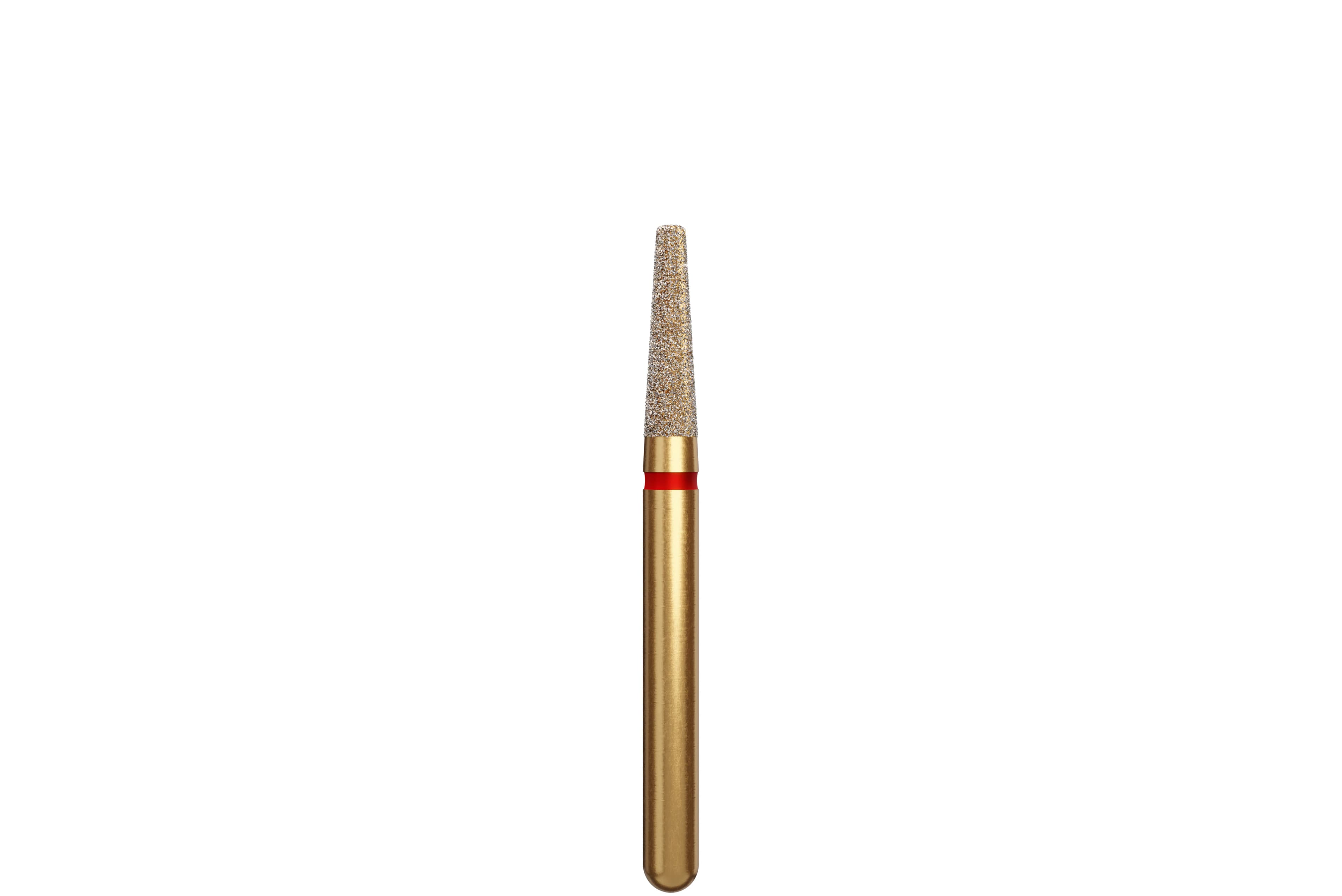 Coltene Alpen Multi-Use Multilayer Diamond Bur, FG, Fine, Rounded Edge Taper, #846R-016, 1.6 mm Head Diameter, 6 mm Head Length, 5/Pkg - Alpen&reg; Diamonds - Fine - #846R-016 (6.0) - Image 1