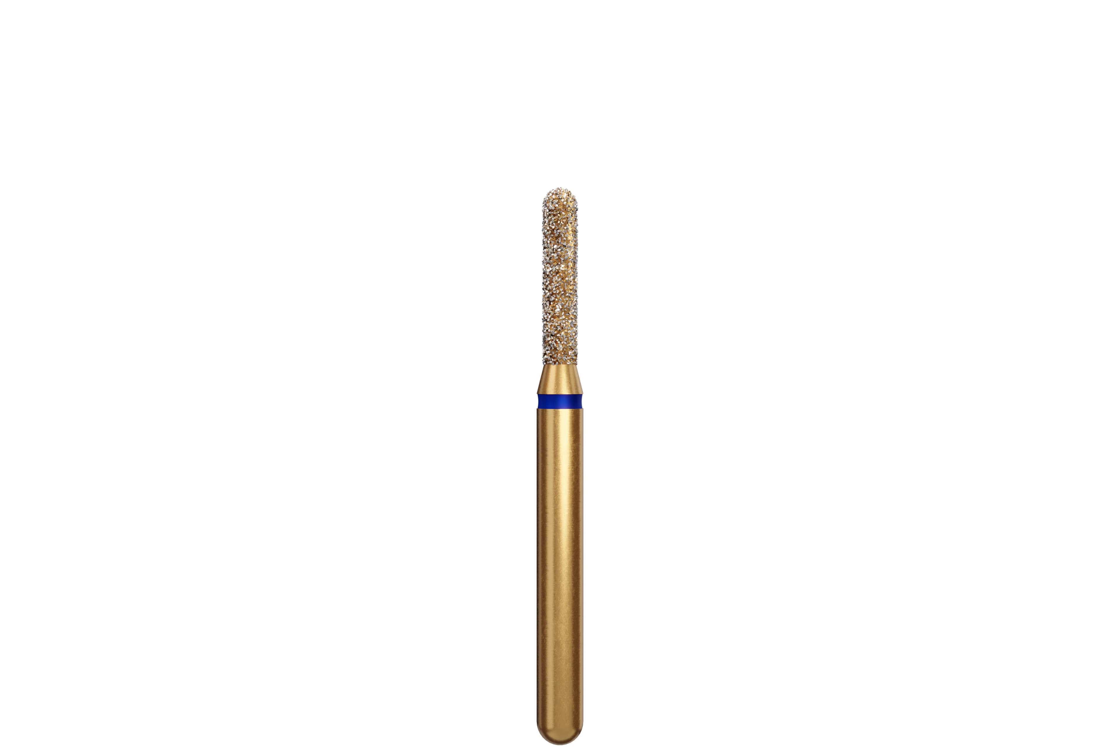 Alpen Diamond Bur, FG, Round End Cylinder, Medium, Blue, #880-014M, 1.4 mm Head, 6 mm Head Length, 5/Pk, 60032591 - Alpen Diamond Burs, FG, Round End Cylinder, Medium, Blue, # 880-014M, 5/Pk, 60032591 - Image 1
