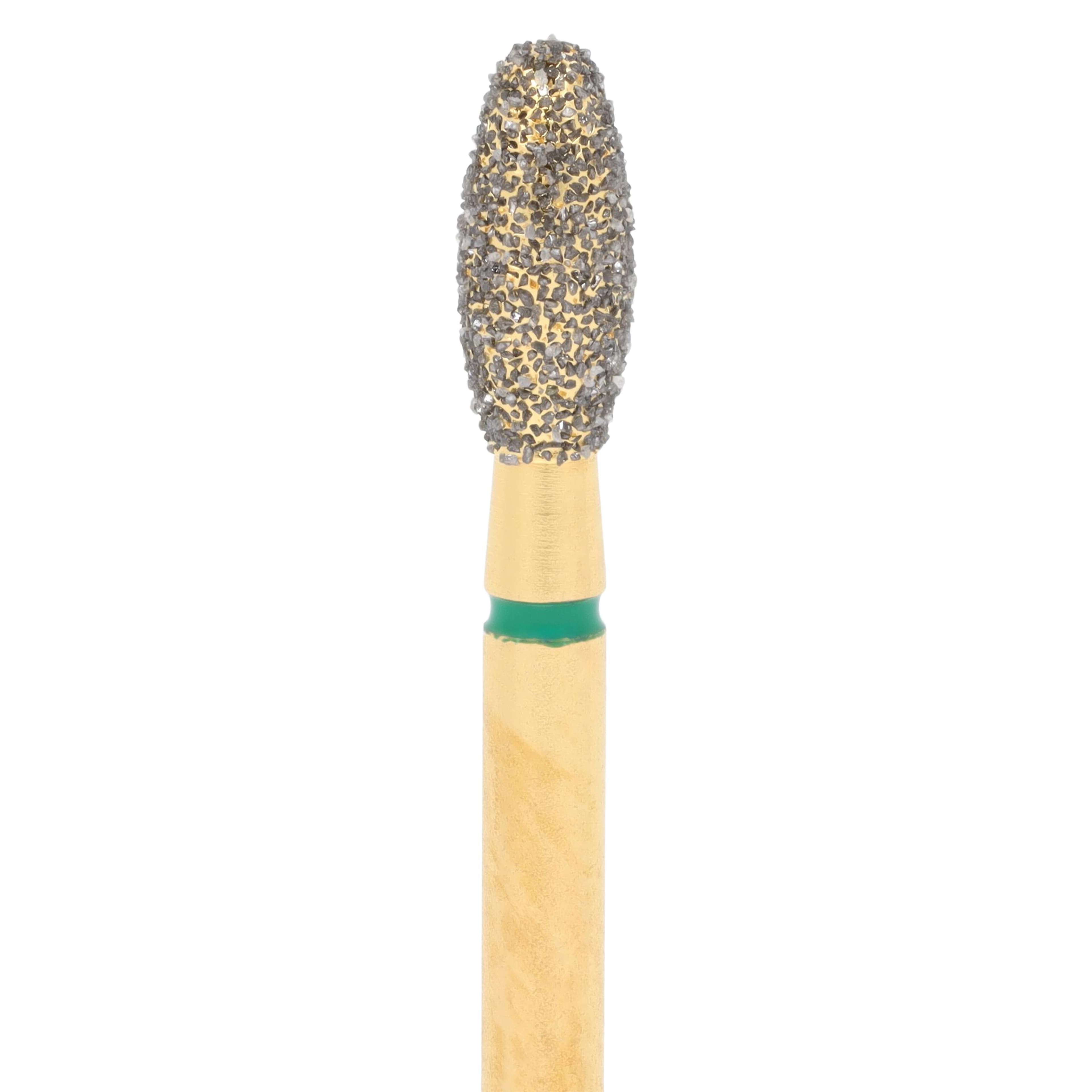 Alpen Multilayer Diamond Bur, FG, Egg/Football, # 379, 2.3 mm, Super Coarse, Black, 5/Pk, 379-023SC thumbnail 3
