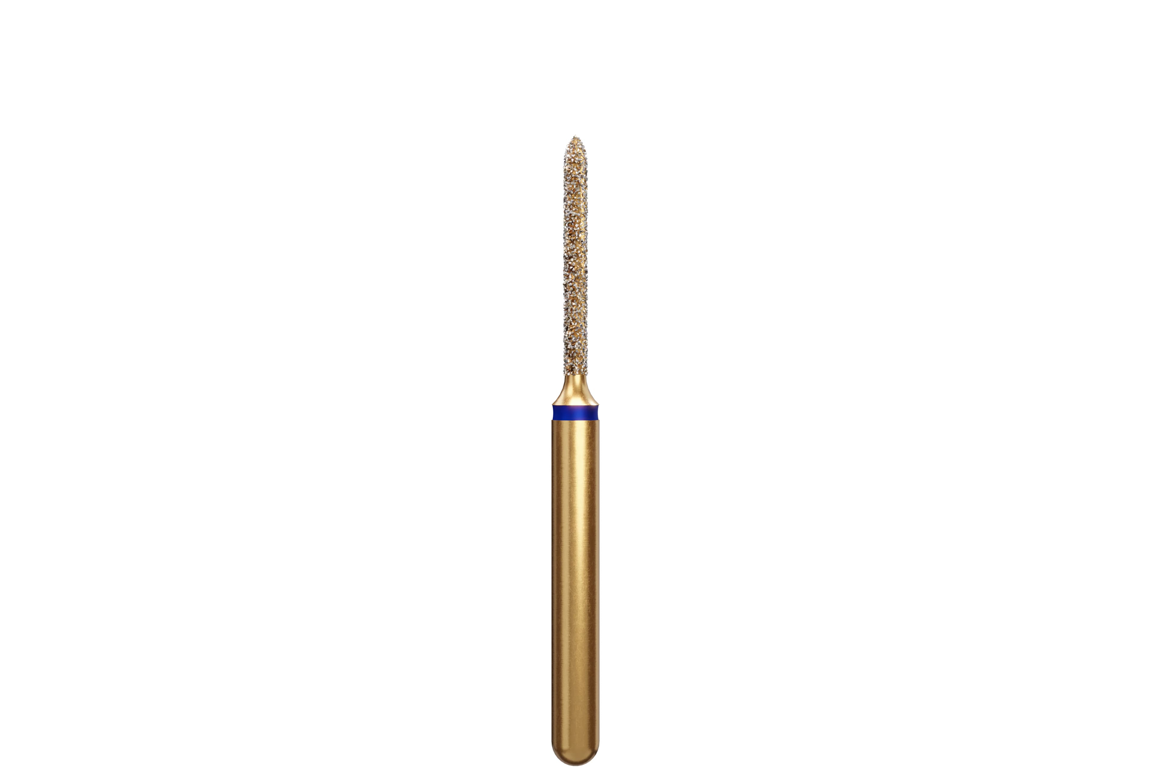 Coltene Alpen Multi-Use Multilayer Diamond Bur, FG, Medium Grit, Beveled Cylinder/Torpedo, #878-010, 5/Pkg - Alpen&reg; Diamonds - Medium - #878-010 (8.0) - Image 1