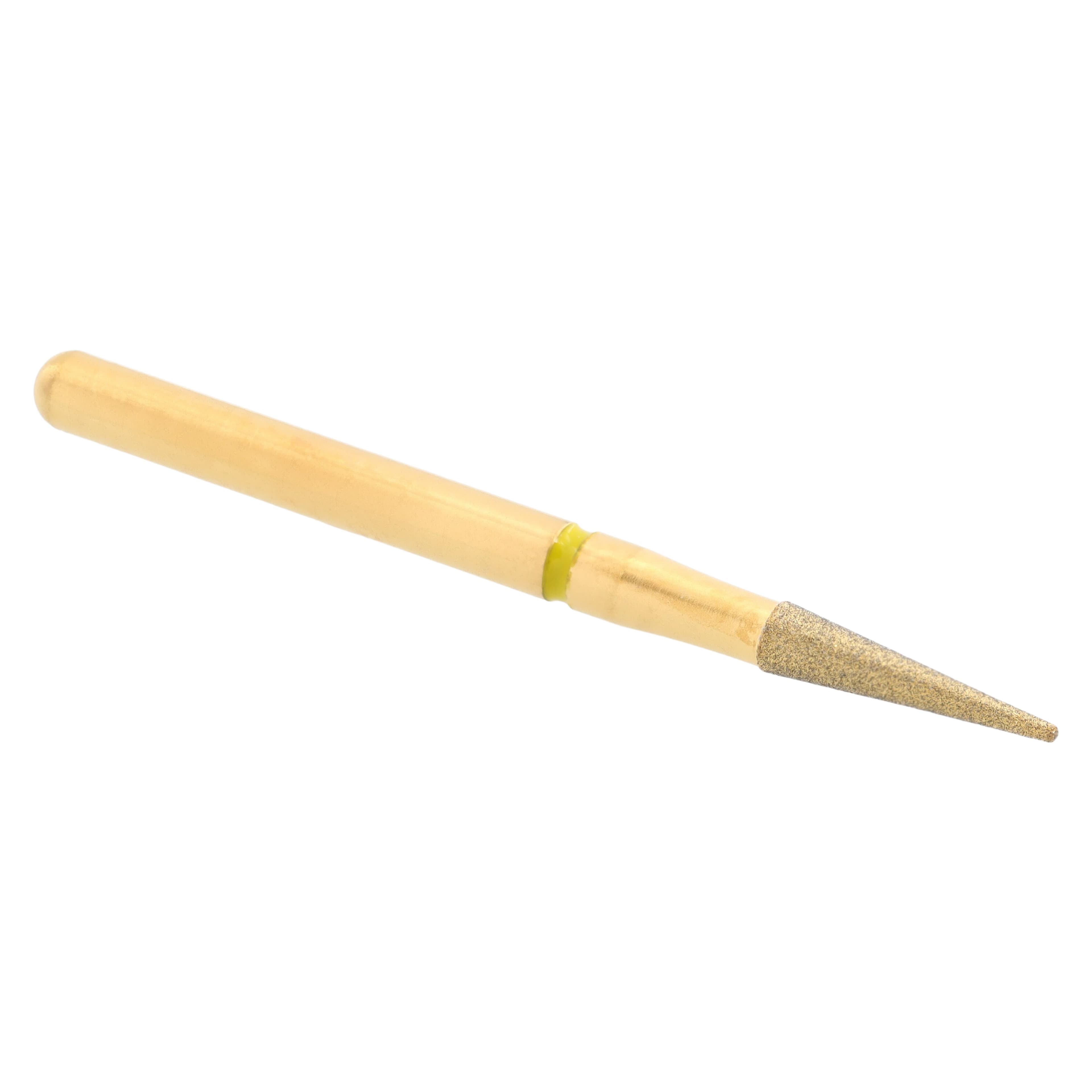 Alpen Diamond Bur, FG, TDF Esthetic Finishing Cone, Extra Fine, Yellow, # ET6-014EF, 1.4 mm Head, 6.0 mm Length, 5/Pk, 60032685 thumbnail 4