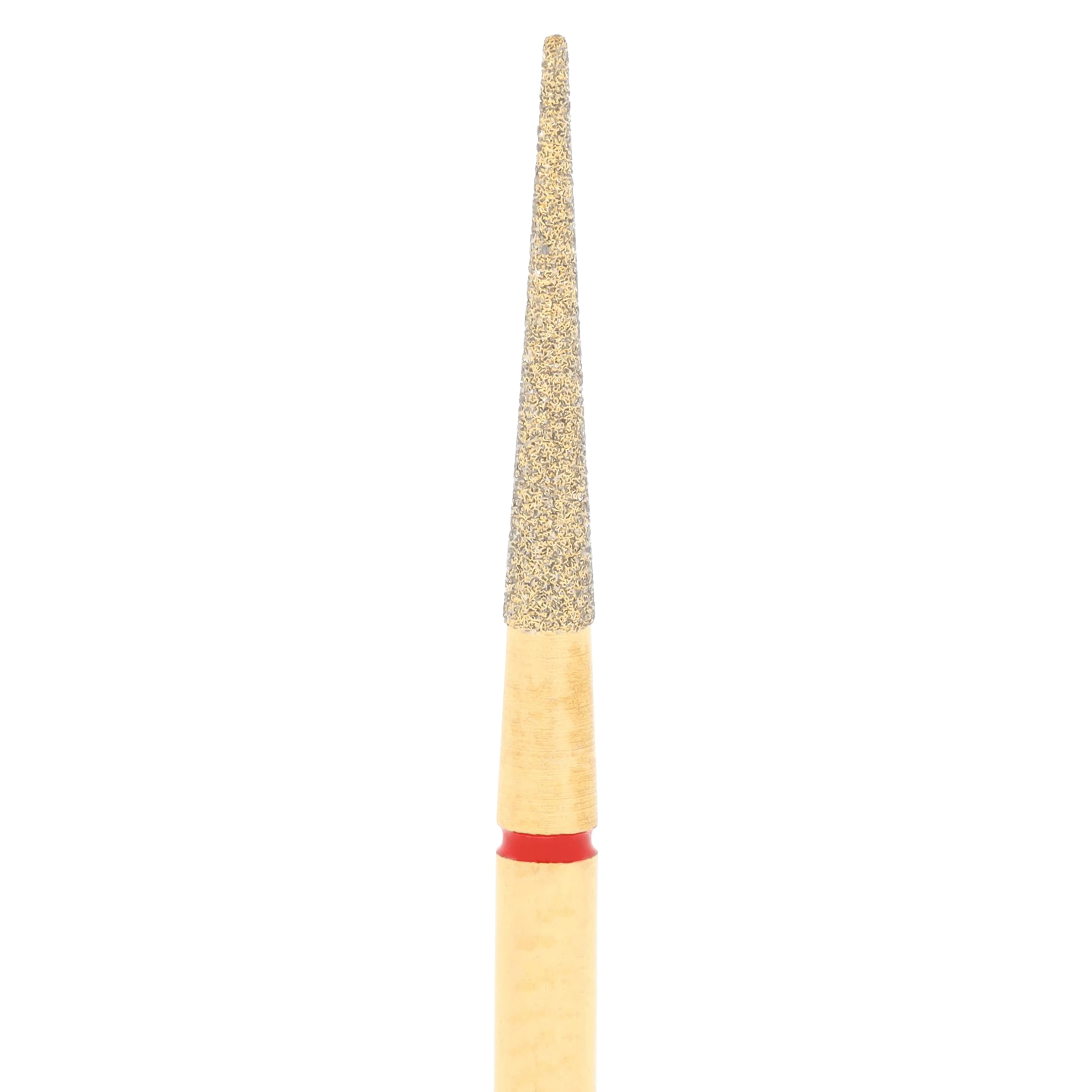 Alpen Esthetic Finishing Multi-Use Diamond Bur, FG, Fine Grit, Red, #135-014 / ET9, 1.4 mm Head, 5/Pk, 60032691 thumbnail 3