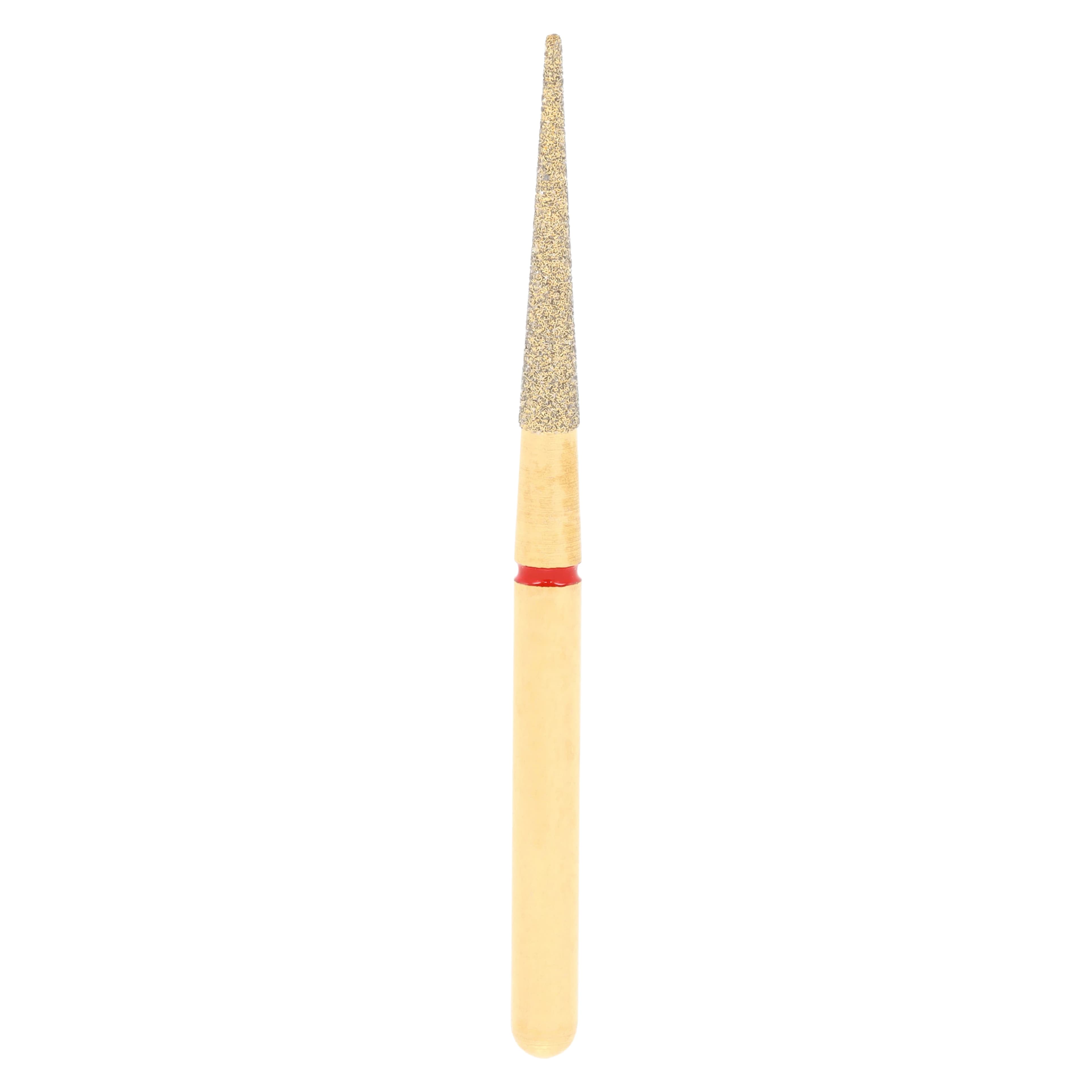 Alpen Esthetic Finishing Multi-Use Diamond Bur, FG, Fine Grit, Red, #135-014 / ET9, 1.4 mm Head, 5/Pk, 60032691 - 135F014 Esthetic Diamond (5) - Image 1