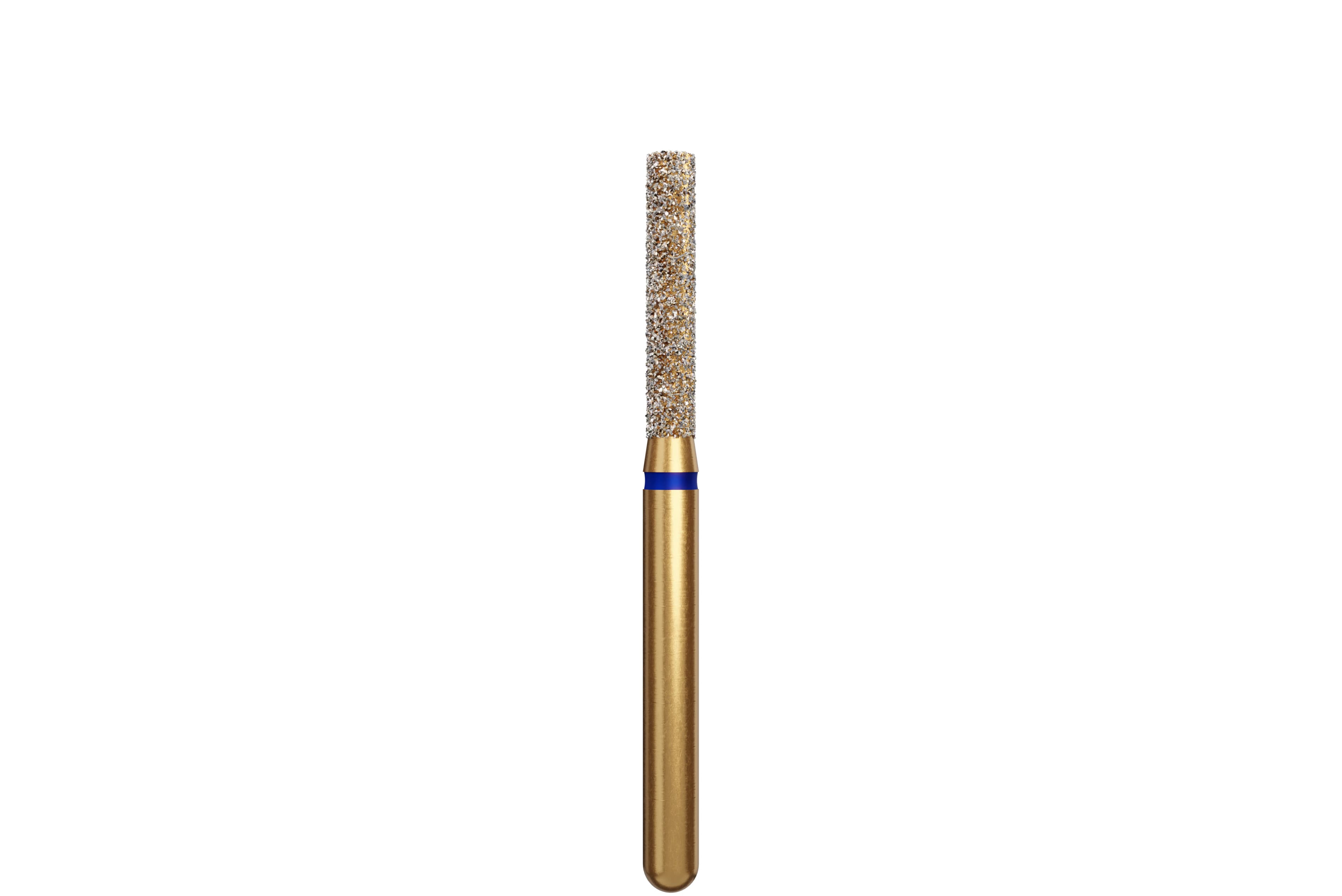 Coltene Alpen Multi-Use Multilayer Diamond Bur, FG, Medium Grit, Flat End Cylinder, #837-016 (1.6 mm Head Diameter, 8 mm Head Length), 5/Pkg - Alpen&reg; Diamonds - Medium - #837-016 (8.0) - Image 1