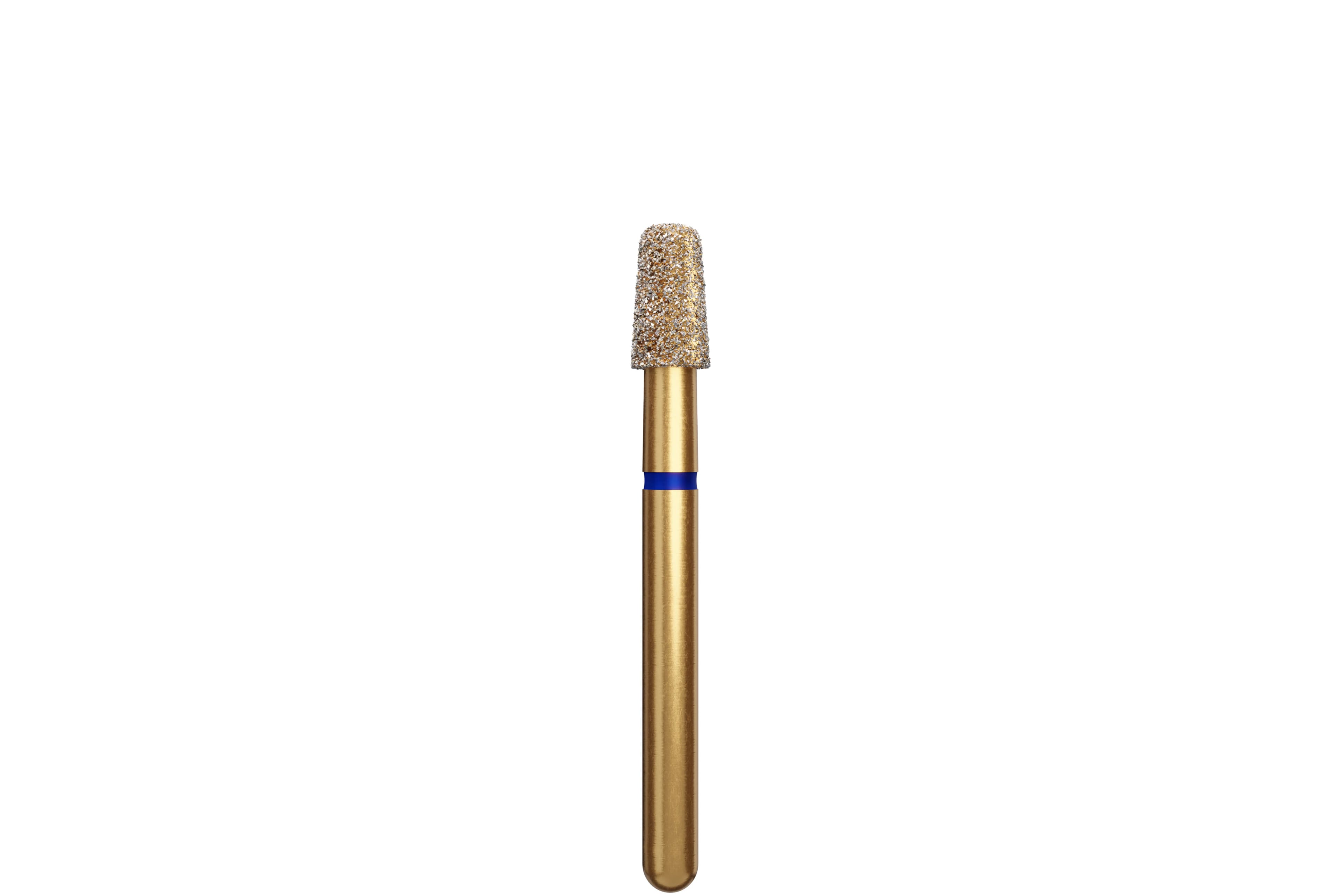 Alpen Diamond Bur, FG, Modified Flat End Taper, Medium Grit, Blue, #845R-025, 2.5 mm Head, 4 mm Head Length, 5/Pk, 60032109 - Alpen Diamond Burs, FG, Modified Flat End Taper, Medium, Blue, # 845KR-025M, 5/Pk, 60032109 - Image 1