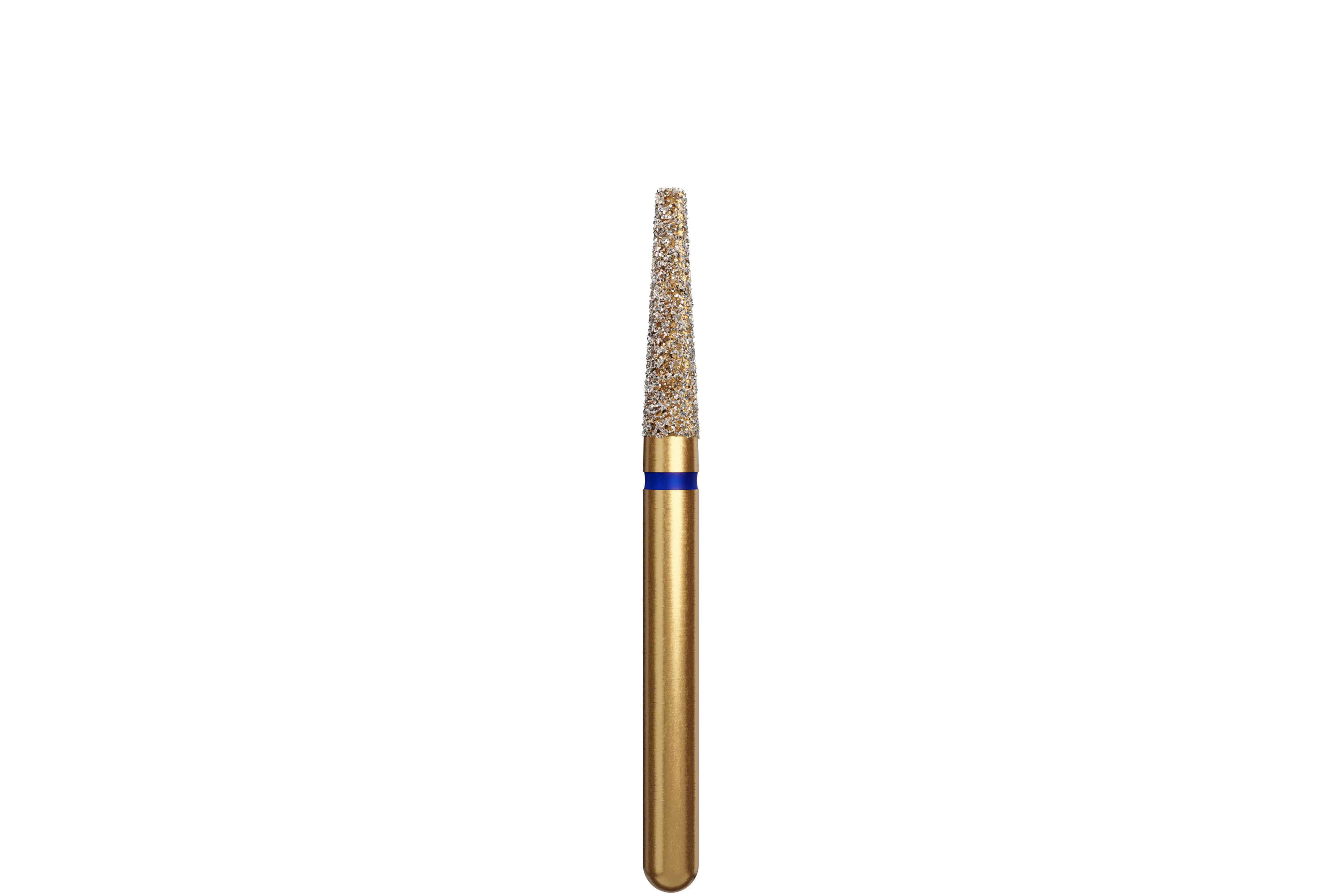 Coltene Alpen Multi-Use Multilayer Diamond Bur, FG, Medium Grit, Flat End Taper, #846-018, 1.8 mm Head Diameter, 7 mm Head Length, 5/Pkg - Alpen&reg; Diamonds - Medium - #846-018 (7.0) - Image 1