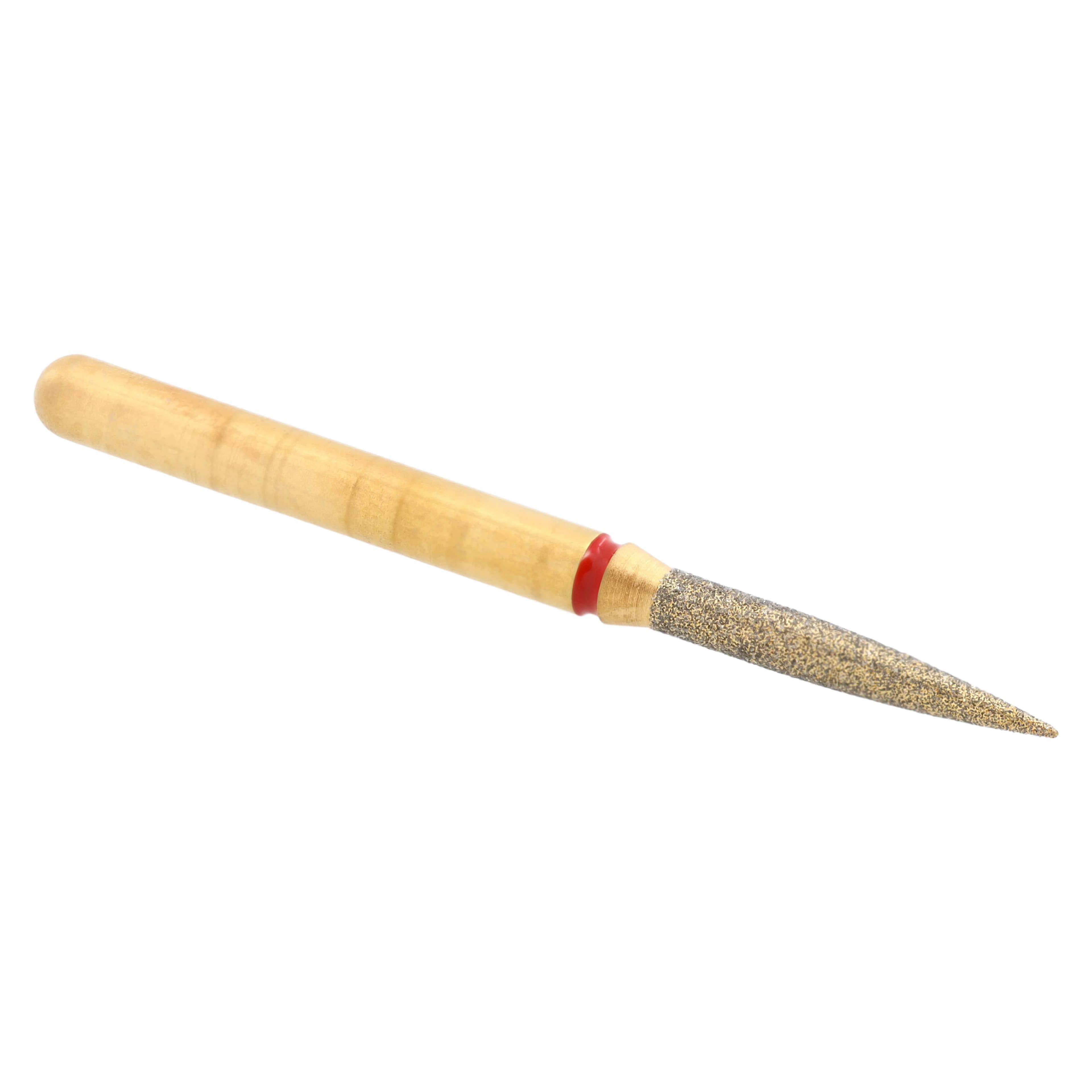 Alpen Diamond Burs, FG, Flame, Fine, Red, #862-012F, 1.2 mm Head, 8 mm Head Length, 5/Pk, 60032453 thumbnail 4