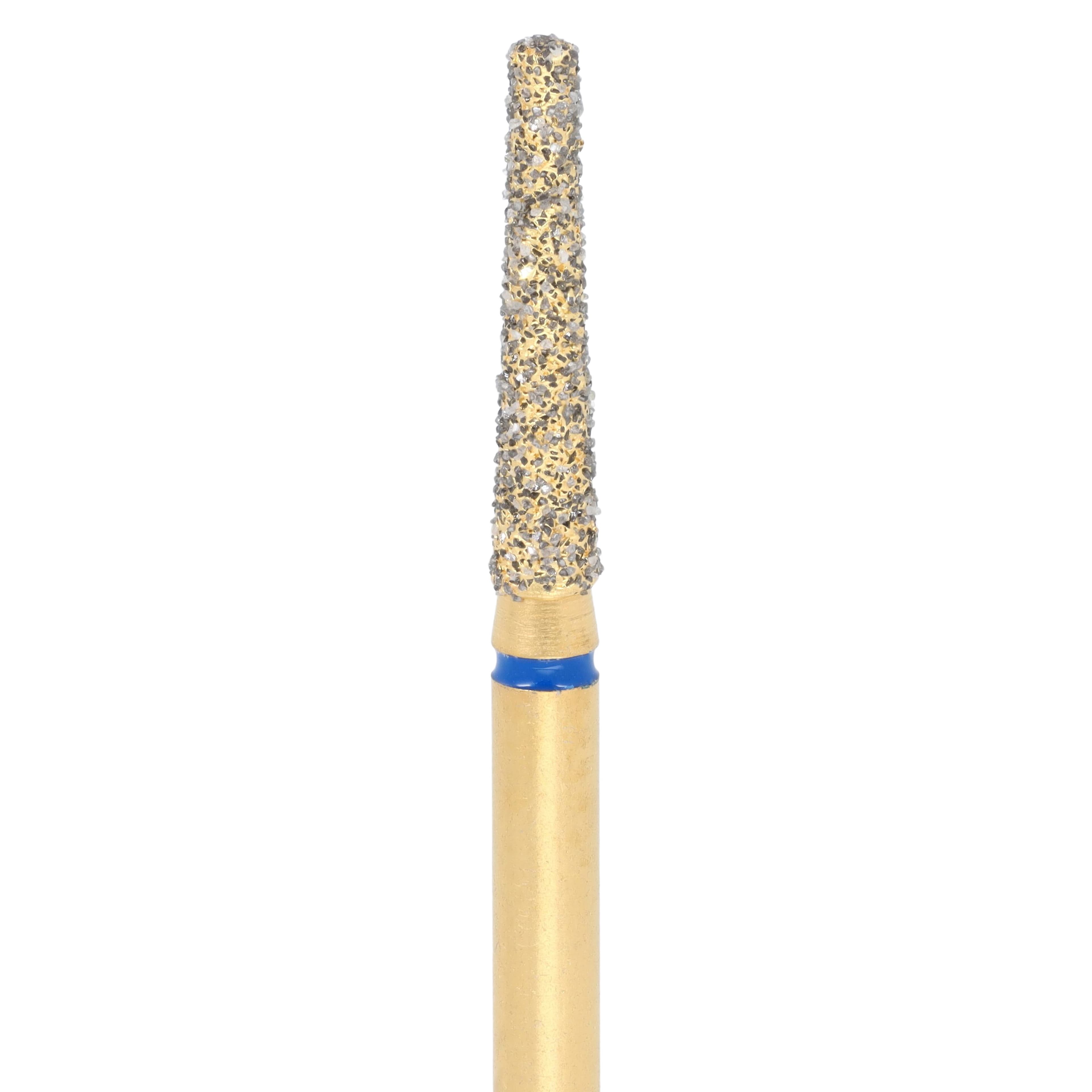 Alpen Diamond Burs, FG, Flat End Taper, Medium, Blue, #847-016M, 1.6 mm Head, 8 mm Head Length, 5/Pk, 60032135 thumbnail 3