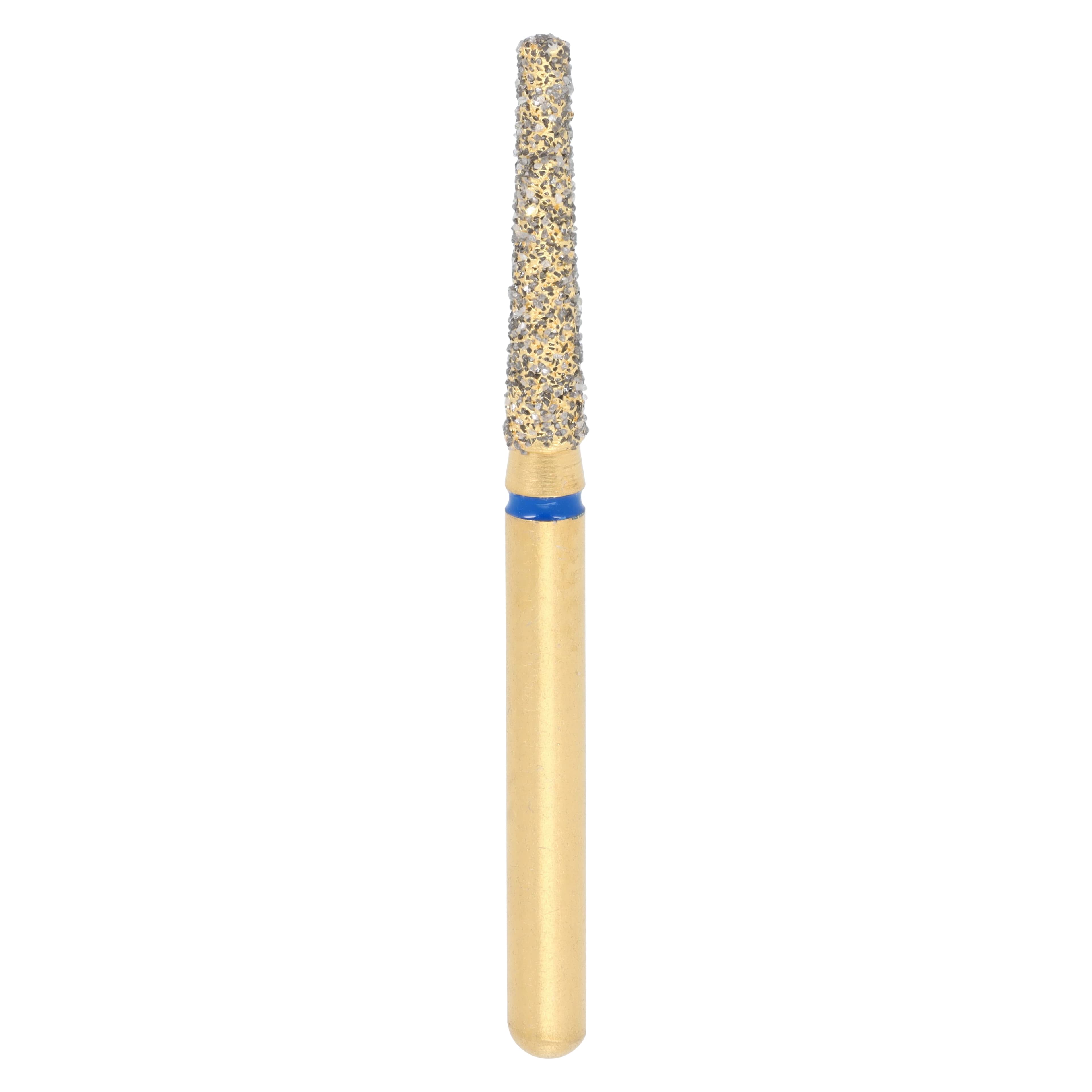Alpen Diamond Burs, FG, Flat End Taper, Medium, Blue, #847-016M, 1.6 mm Head, 8 mm Head Length, 5/Pk, 60032135 - Alpen Diamond Burs, FG, Flat End Taper, Medium, Blue, # 847-016M, 5/Pk, 60032135 - Image 1