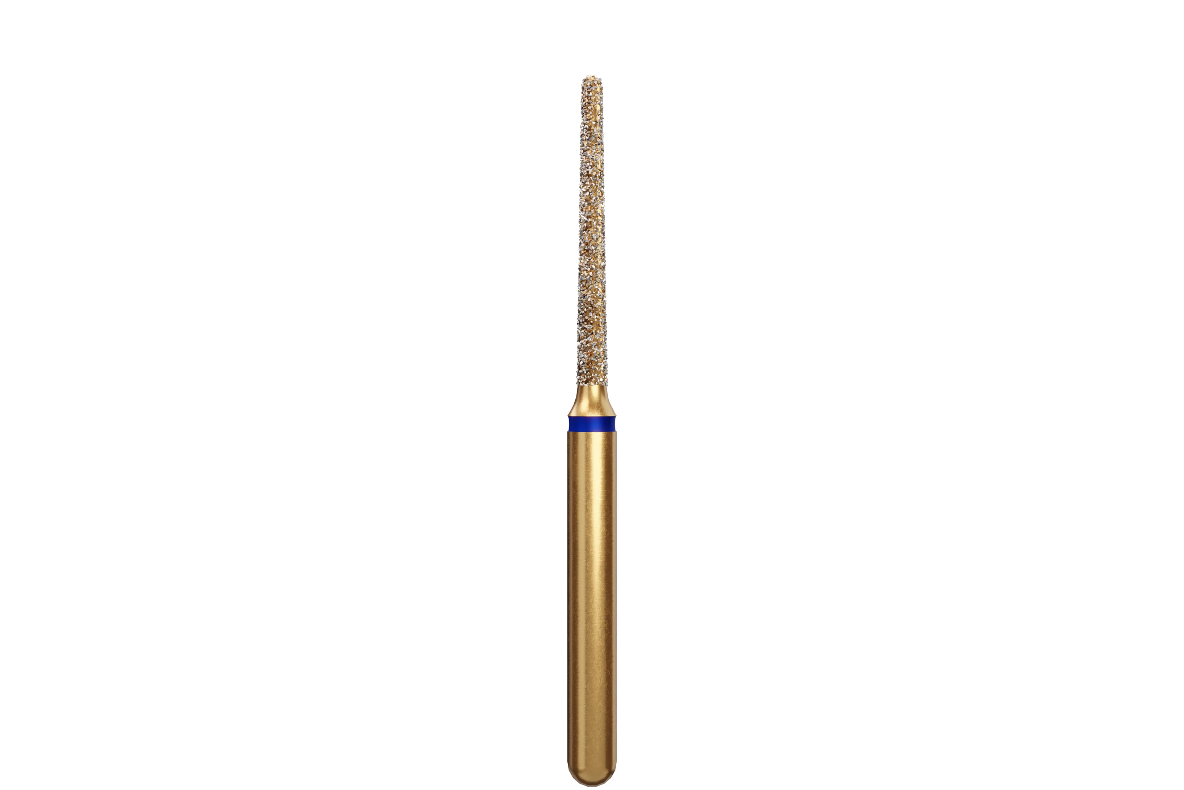 Coltene Alpen Multi-Use Multilayer Diamond Bur, FG, Medium, Round End Taper, #850-012, 1.2 mm Head Diameter, 10 mm Head Length, 5/Pkg - Alpen&reg; Diamonds - Medium - #850-012 (10.0) - Image 1