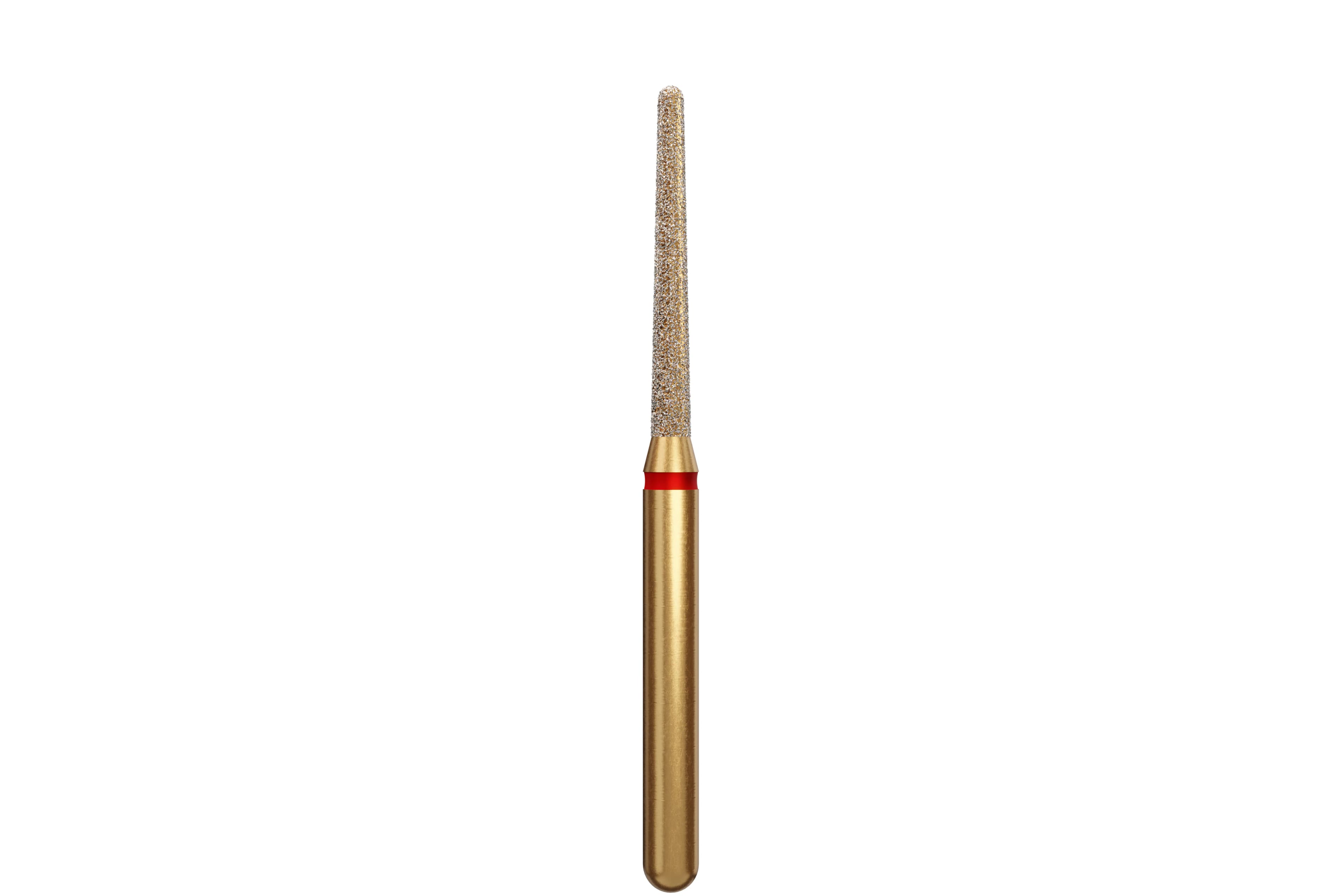 Alpen Diamond Bur, FG, Round End Taper, Fine, Red, #850-014F, 1.4 mm Head, 10 mm Head Length, 5/Pk, 60032201 - Alpen Diamond Burs, FG, Round End Taper, Fine, Red, # 850-014F, 5/Pk, 60032201 - Image 1