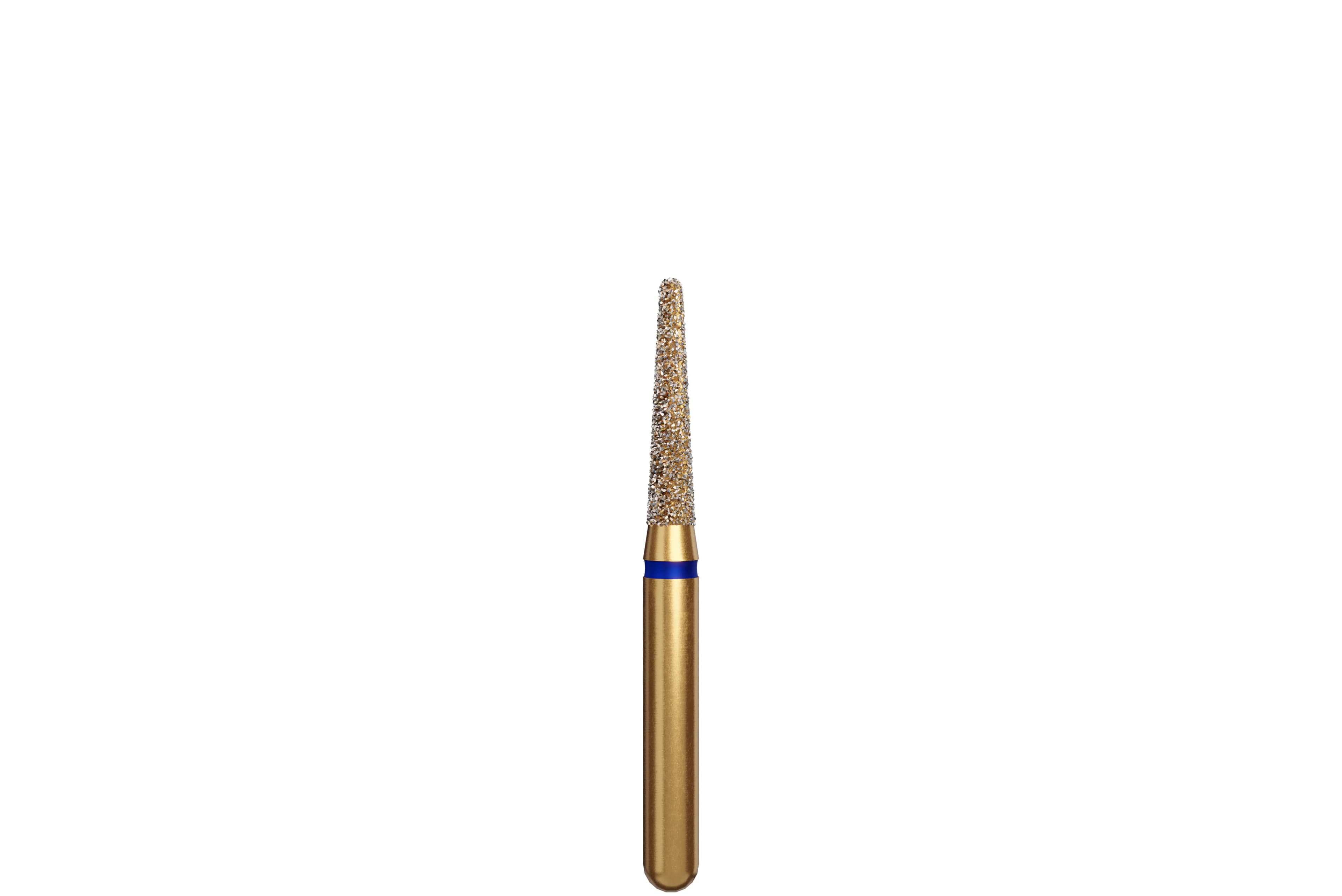 Coltene Alpen Multi-Use Diamond Bur, Round End Taper, Medium Grit, Friction Grip Short Shank, #856-016 (7.0), 5/Pkg - Alpen&reg; Diamonds - Medium - #856-016 (7.0) SS - Image 1
