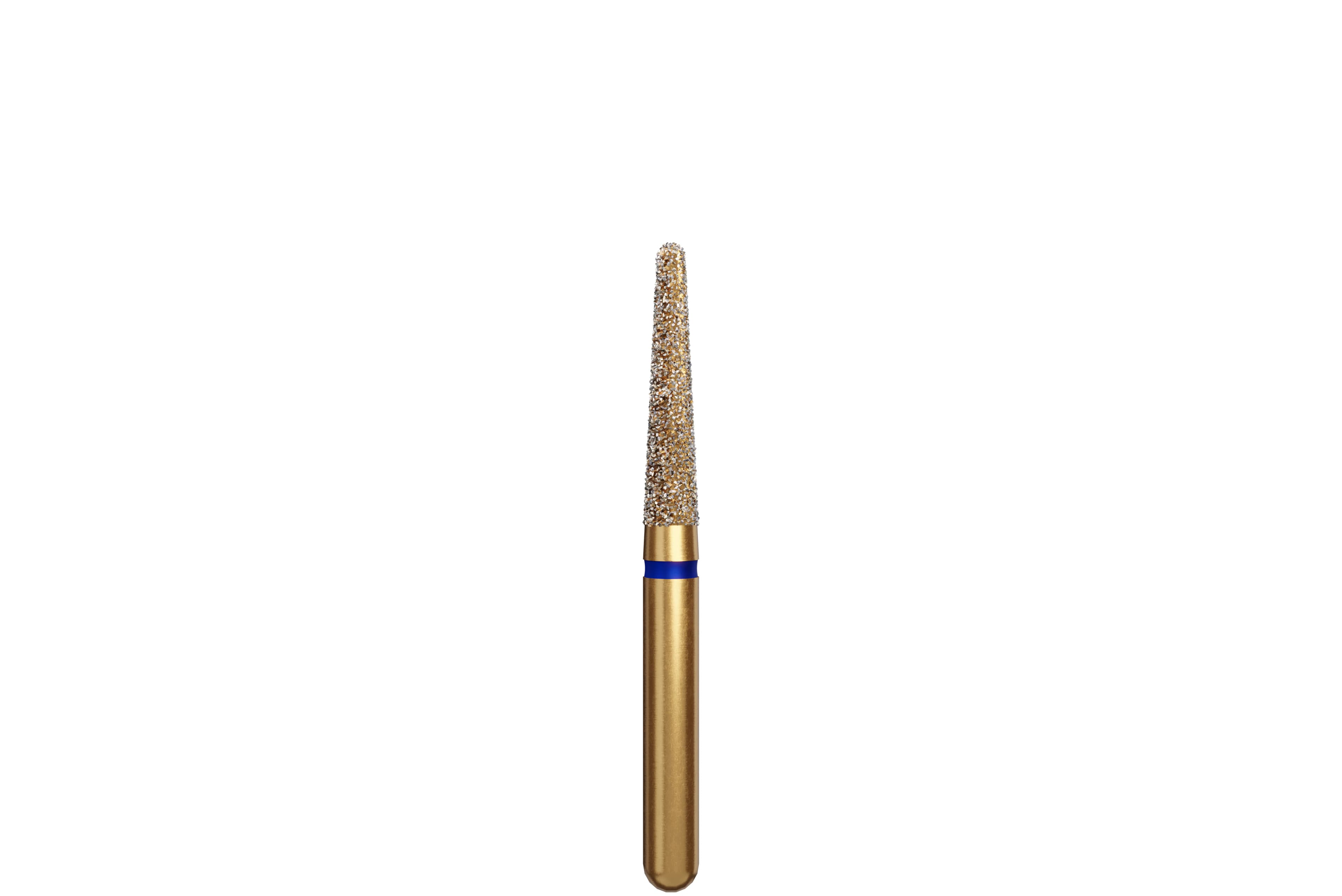 Alpen Multi-Use Multilayer Diamond Bur, FGSS, Round End Taper, Medium, Blue, #856-018M, 1.8 mm Head, 8 mm Head Length, 5/Pk, 60032275 - Alpen Diamond Burs, FGSS, Round End Taper, Medium, Blue, # 856-018M, 5/Pk, 60032275 - Image 1
