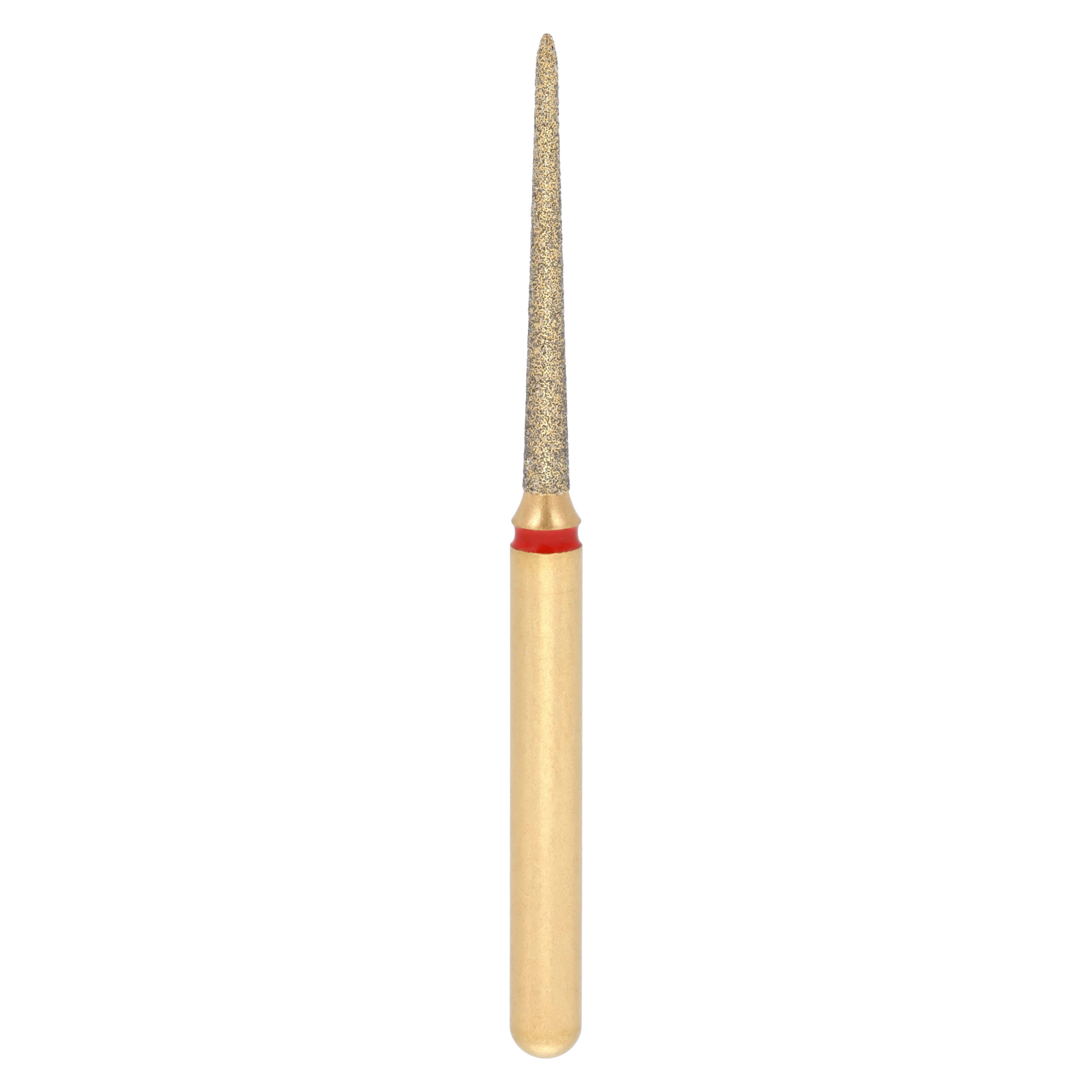 Alpen Multi-Use Diamond Bur, FG, Needle/Flame, Fine, Red, #859-010F, 1 mm Head, 10 mm Head Length, 5/Pk, 60032399 - Alpen Diamond Burs, FG, Needle, Fine, Red, # 859-010F, 5/Pk, 60032399 - Image 1