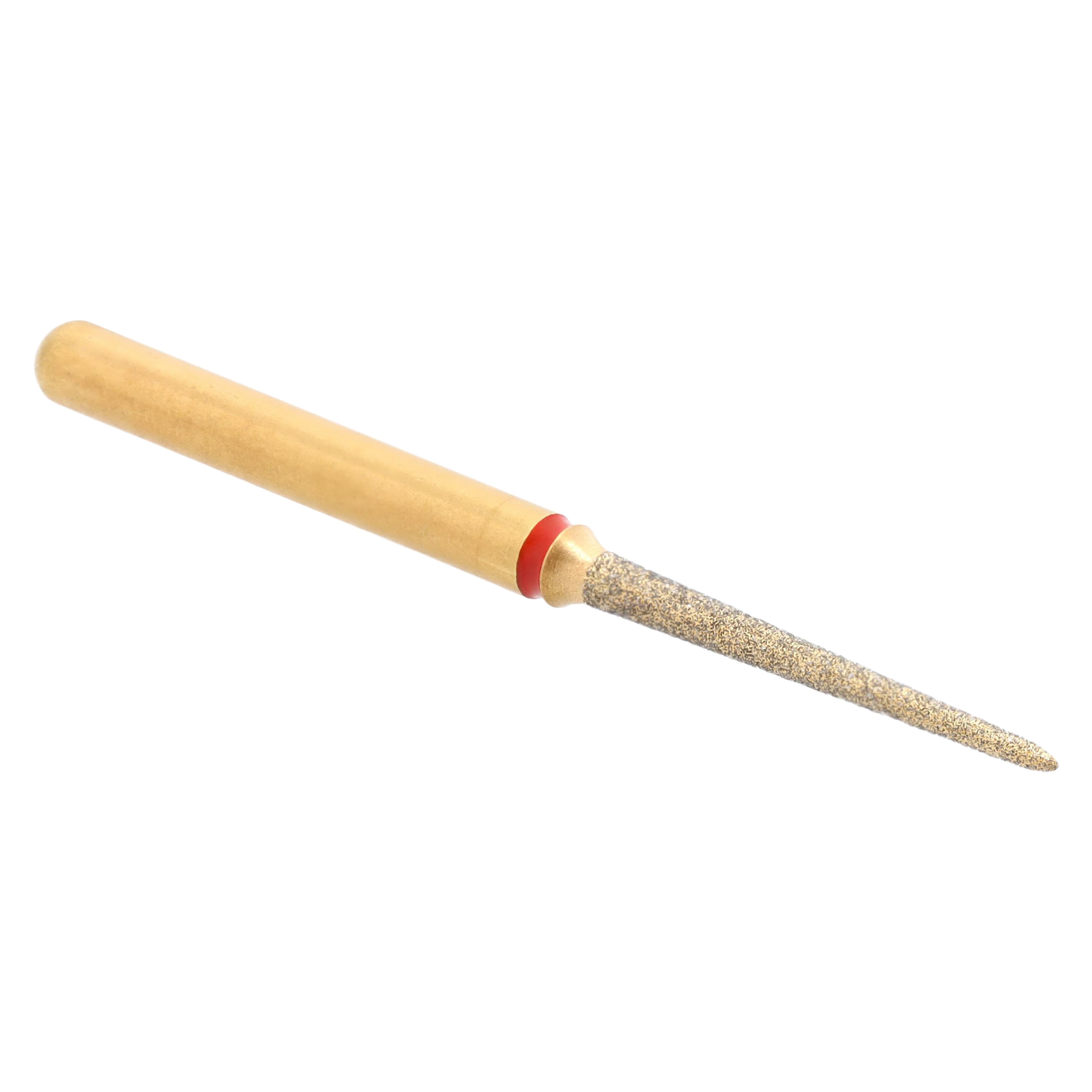 Alpen Multi-Use Diamond Bur, FG, Needle/Flame, Fine, Red, #859-010F, 1 mm Head, 10 mm Head Length, 5/Pk, 60032399 thumbnail 4
