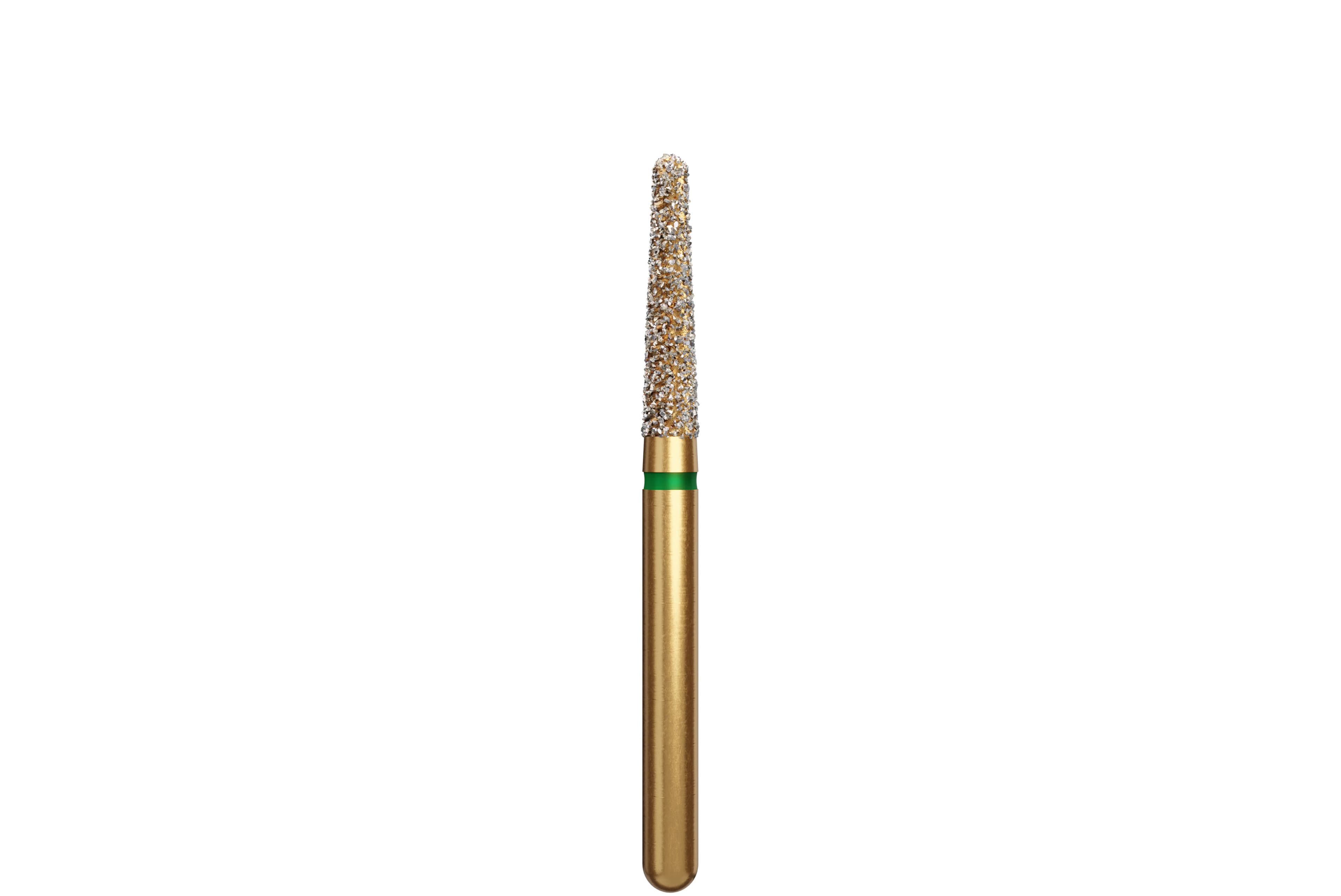 Alpen Diamond Bur, FG, Round End Taper, Coarse, Green, #850-018C, 1.8 mm Head, 8 mm Head Length, 5/Pk, 60032211 - Alpen Diamond Burs, FG, Round End Taper, Coarse, Green, # 850-018C, 5/Pk, 60032211 - Image 1