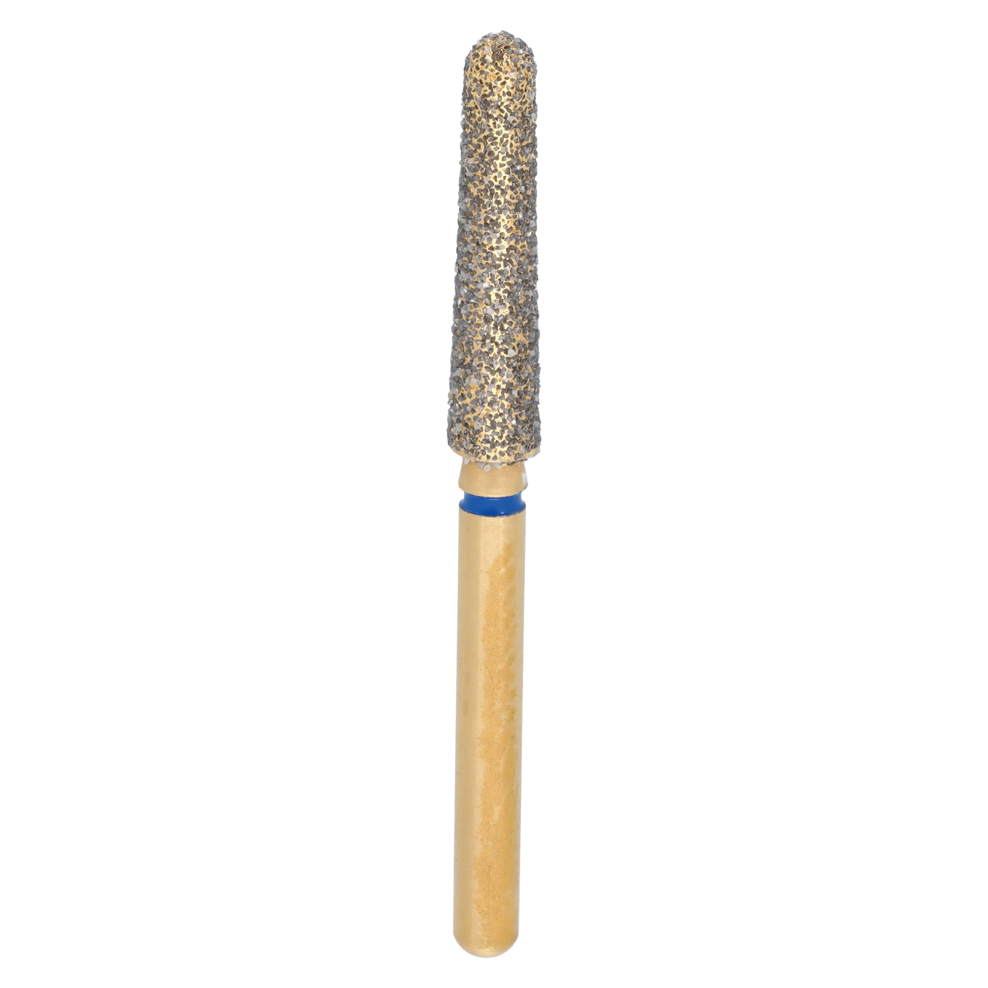 Alpen Diamond Bur, FG, Round End Taper, Medium Grit, Blue, #850-023M, 2.3 mm Head, 10 mm Head Length, 5/Pk, 60032223 thumbnail 2