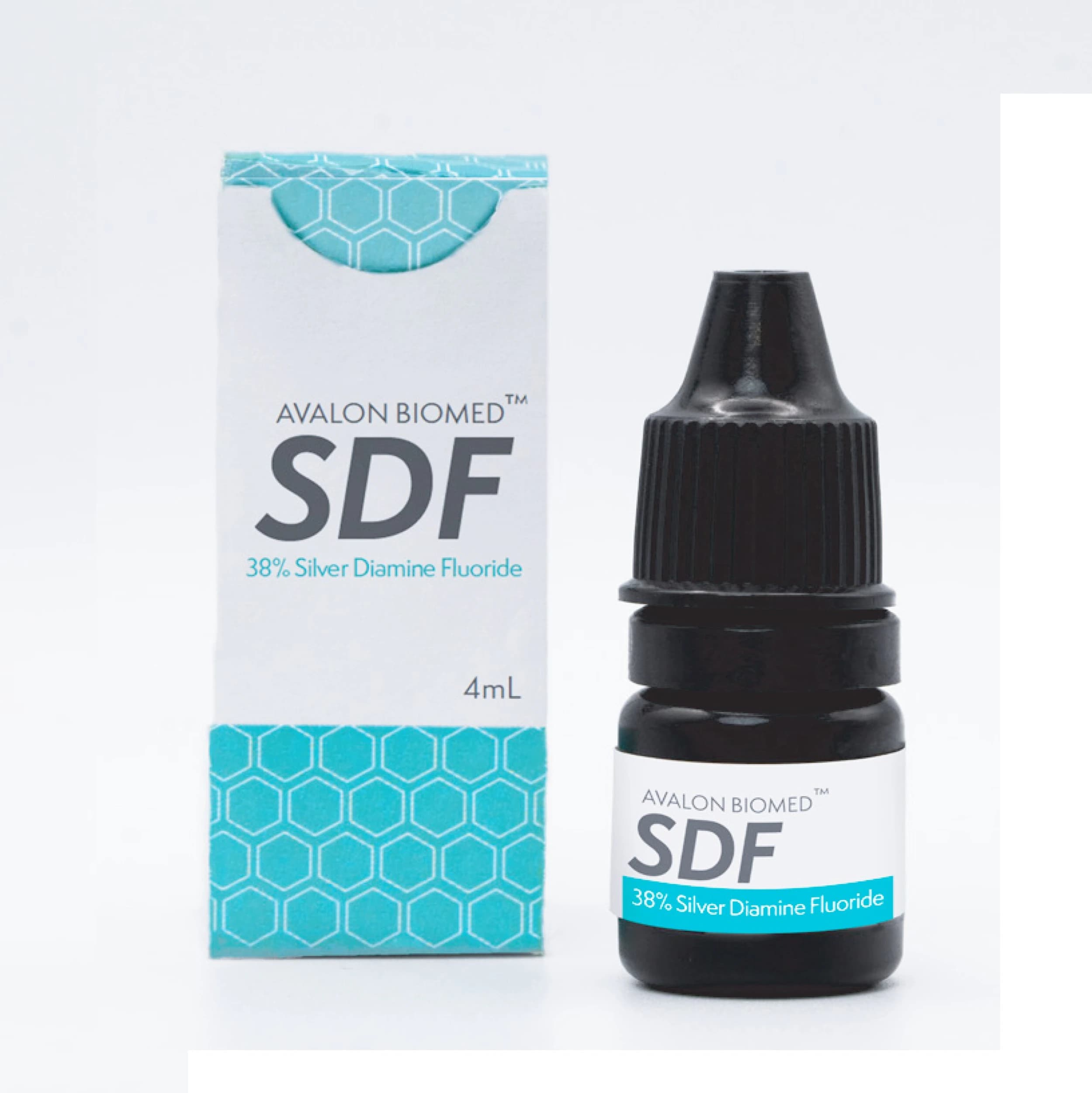 Avalon Biomed SDF 38% Silver Diamine Fluoride, 4 mL Bottle, 1/Pkg - SDF 38% Silver Diamine Fluoride 4ml Bottle - Image 1