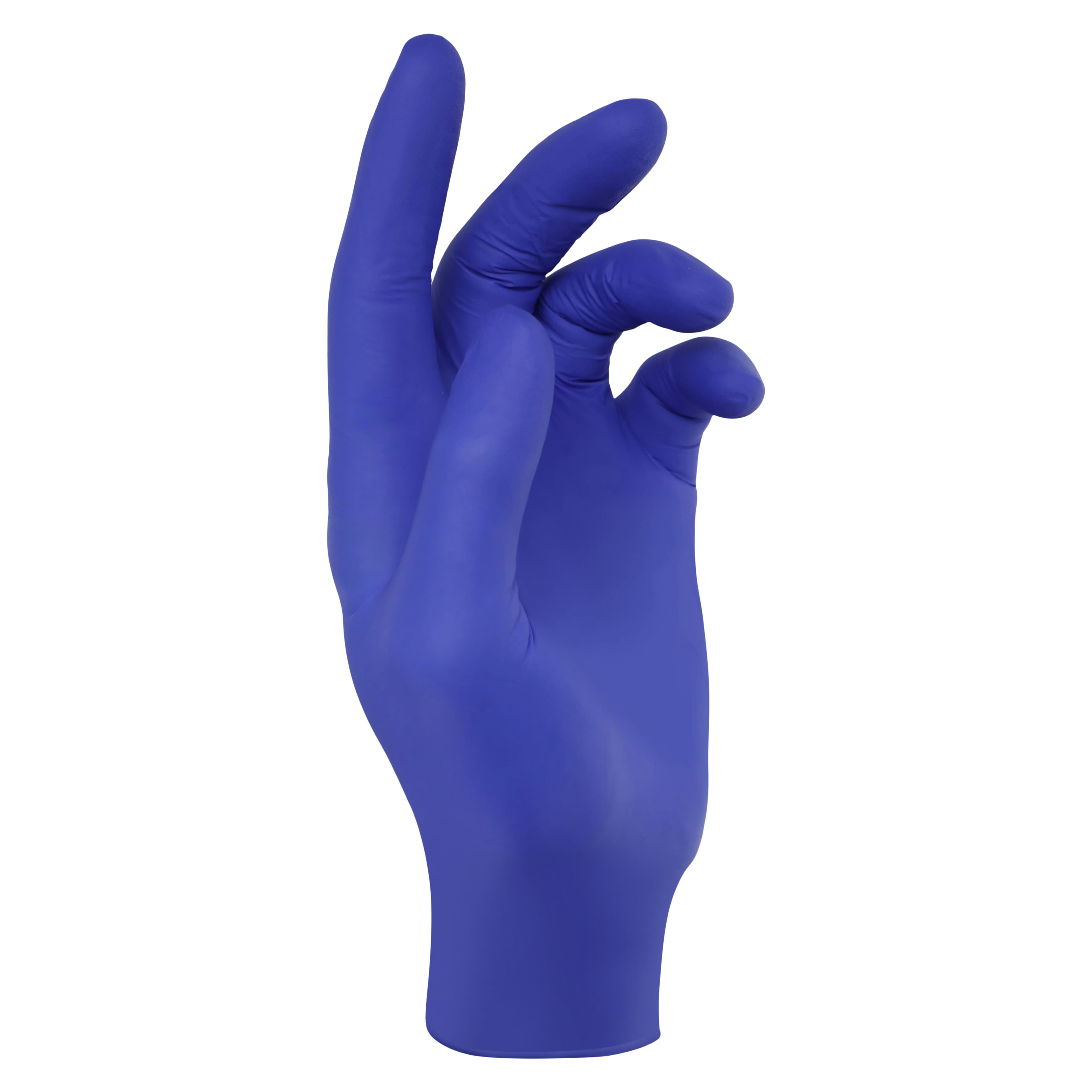 AssureTouch™ Pure Nitrile Exam Gloves, Powder Free, Non-Sterile, Medium, Blue, 200/Box, 9970C thumbnail 2