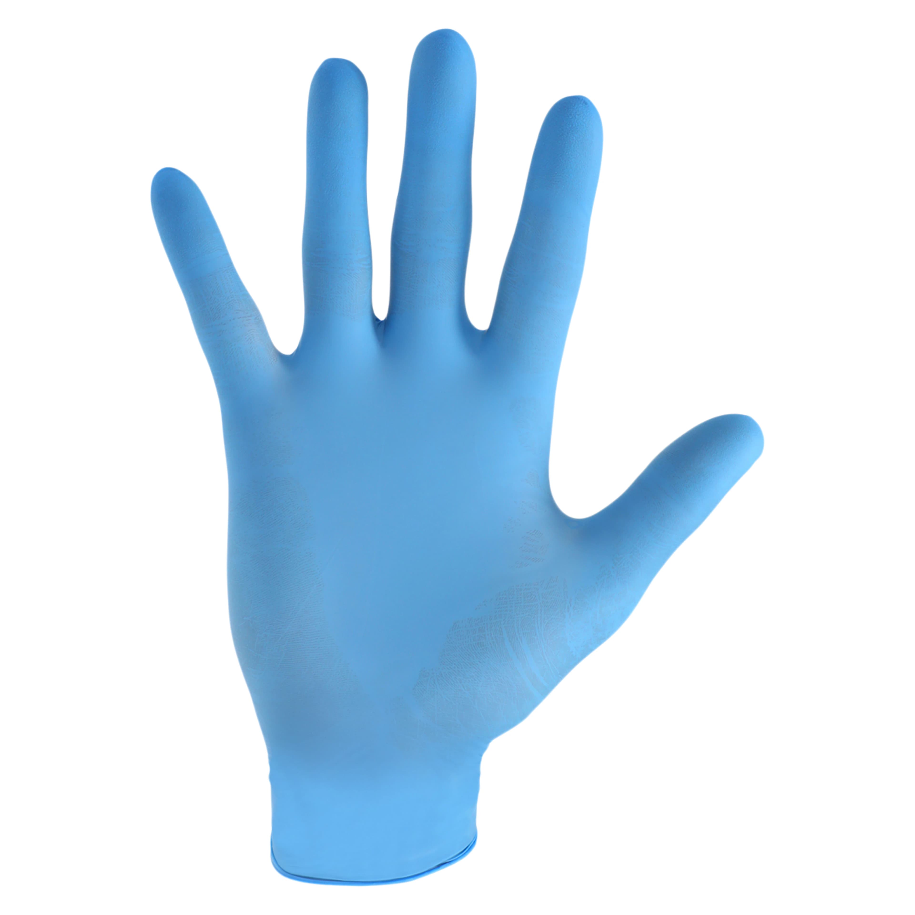 BeeSure Nitrile Powder-Free Exam Gloves, Light Blue, Extra Large, 100/Box, BE1119 thumbnail 2