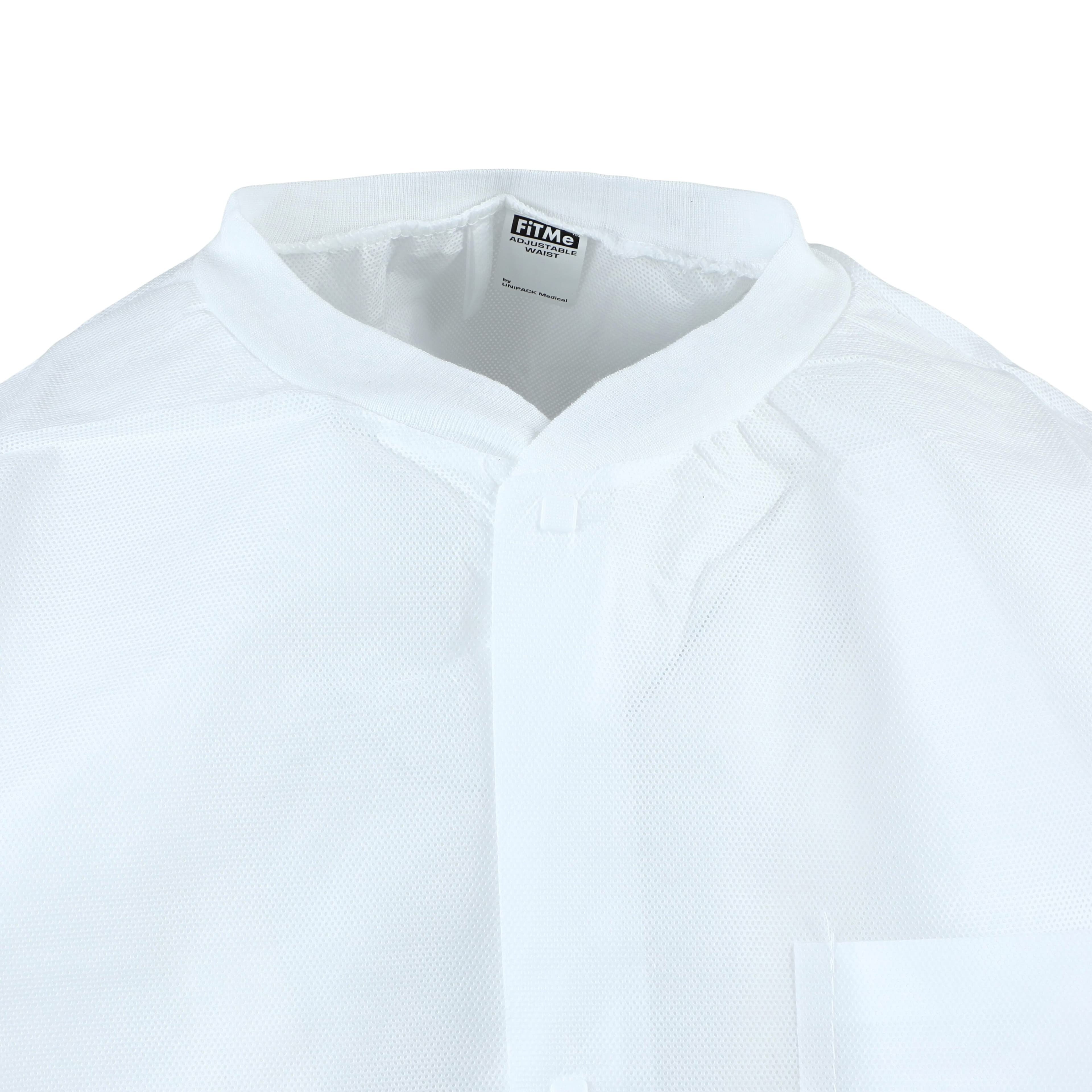 Dukal FitMe Lab Coat, White, X-Large, 10/Pack, UGC-6602-XL thumbnail 6