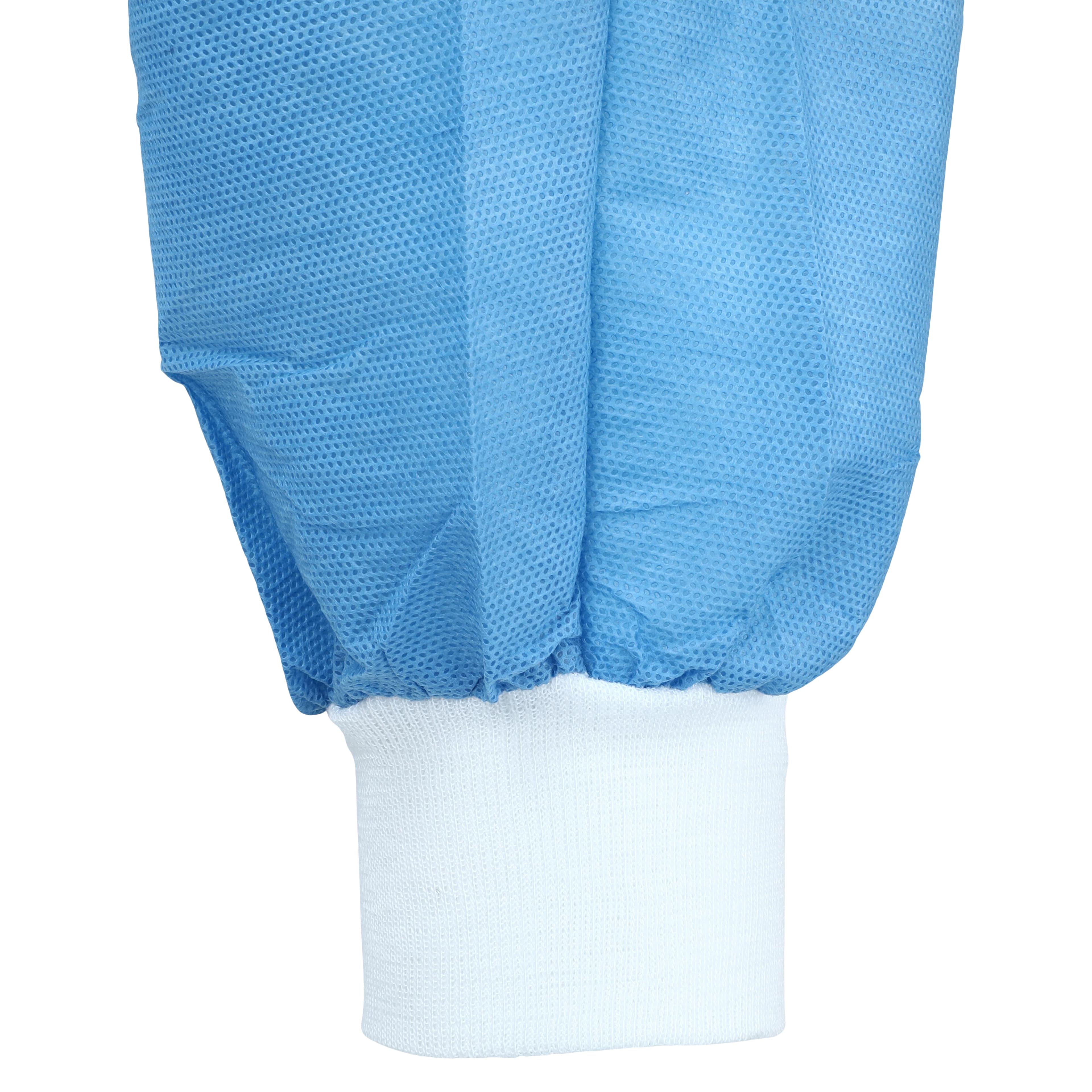 Dukal FitMe Disposable Lab Jacket, Ceil Blue, XX-Large, 10/Pack, UGJ-6503-XXL thumbnail 10