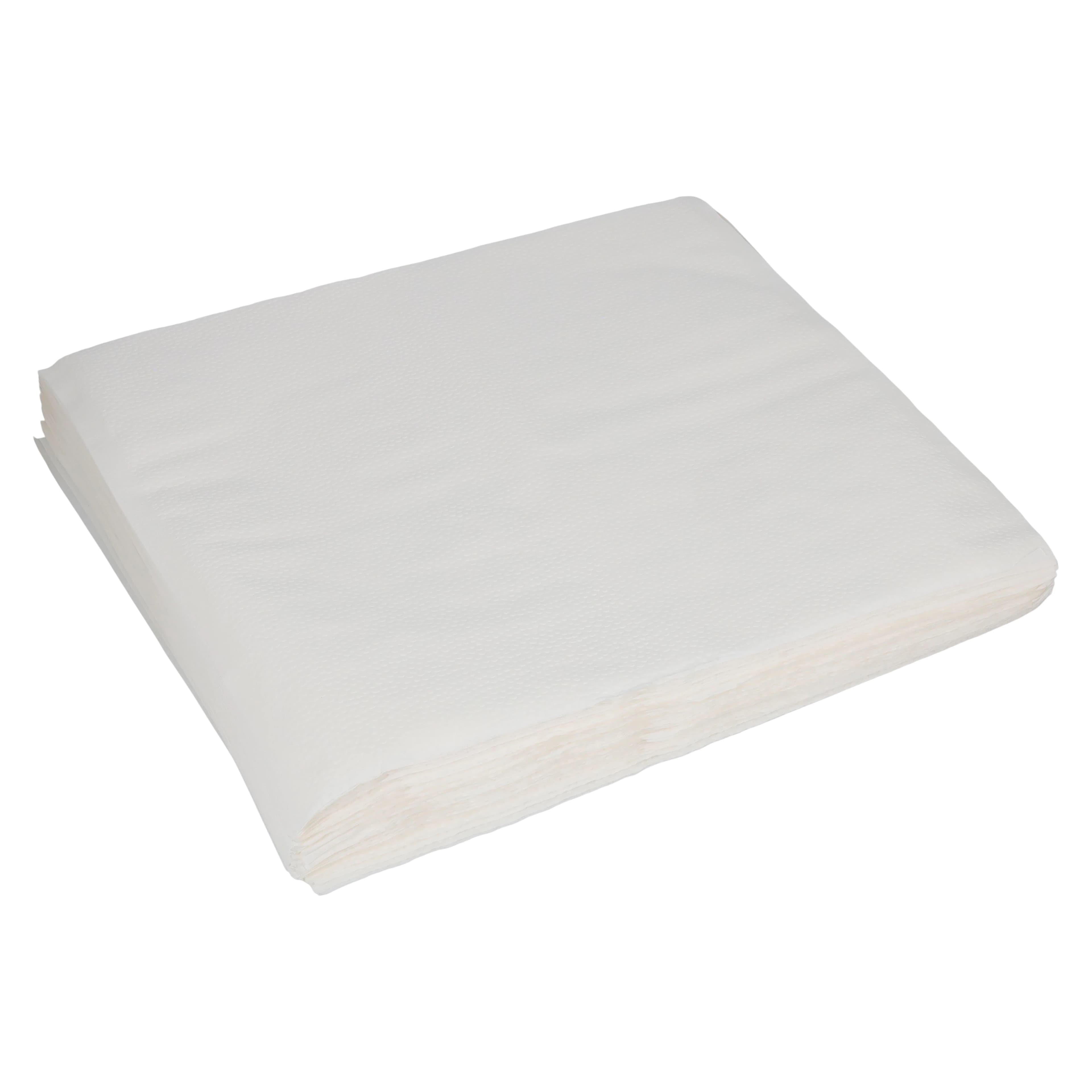 UNiPACK Disposable Headrest Covers, Paper/Poly, White, 10 in x 10 in, Non-Sterile, 500/Cs - Headrest Covers 10" x 10" - Image 1