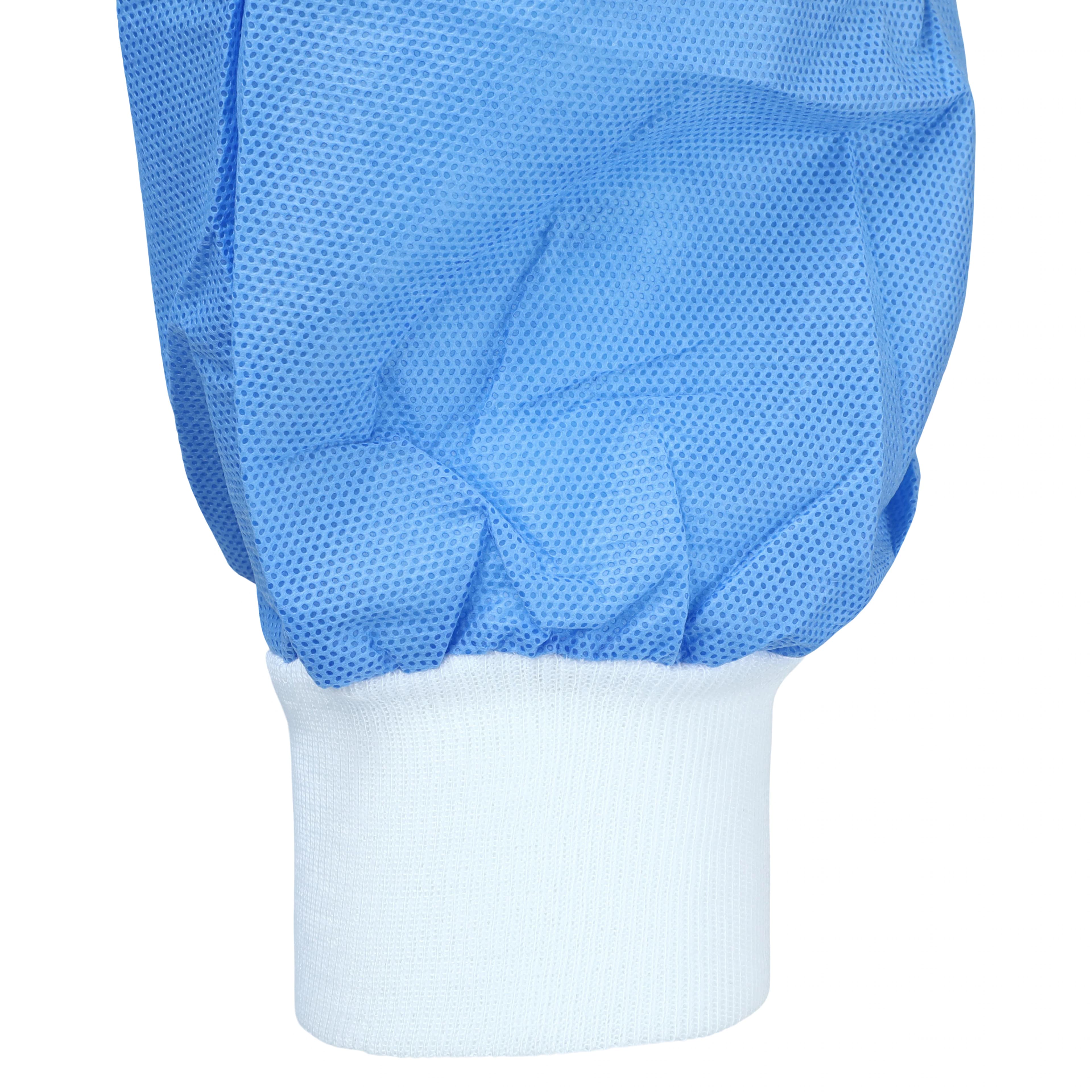 FitMe Disposable Lab Jacket, Medical Blue, Medium, 10/Bag, UGJ-6513-M thumbnail 6
