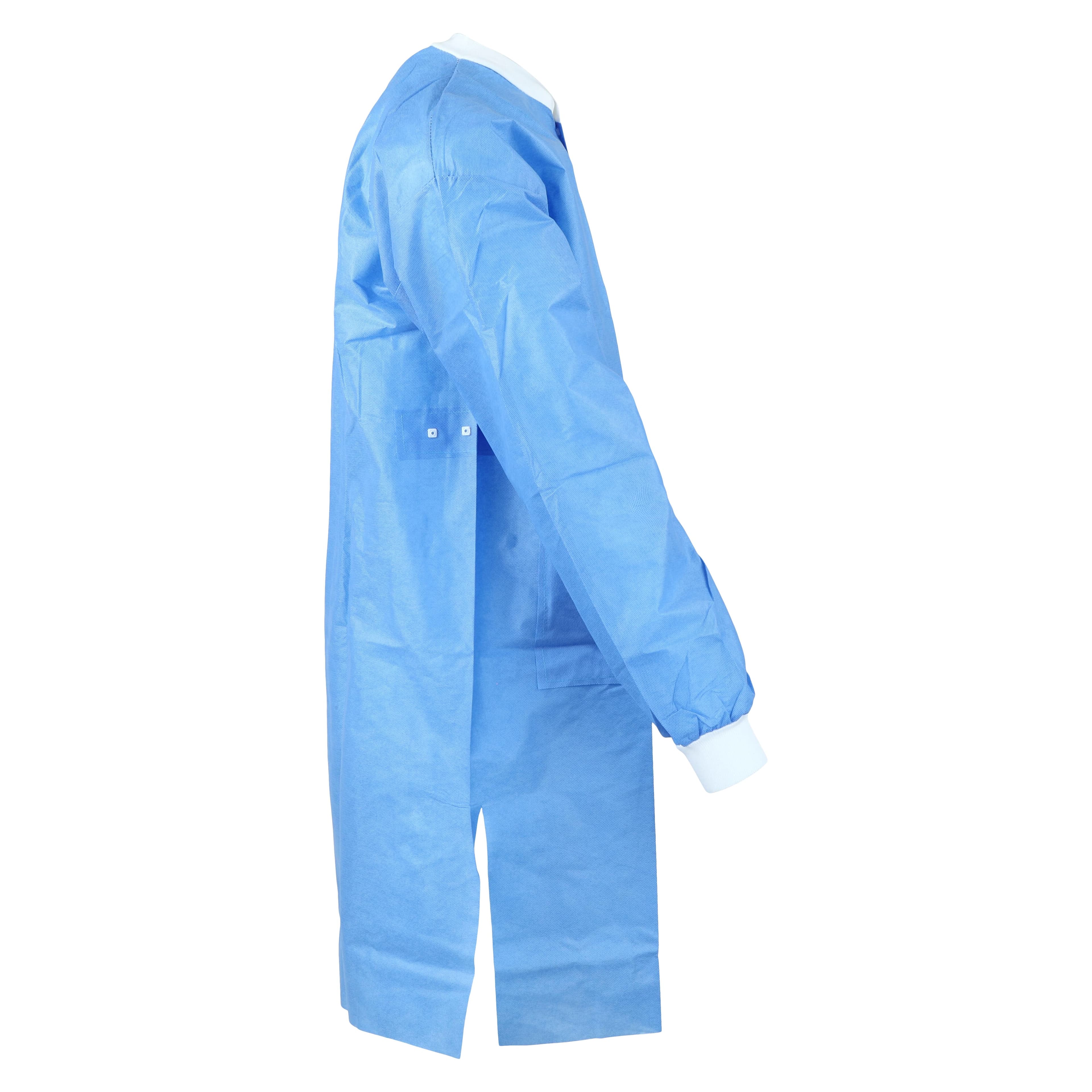 FitMe Lab Coat, Medical Blue, Large, 10/Bag, UGC-6613-L thumbnail 3