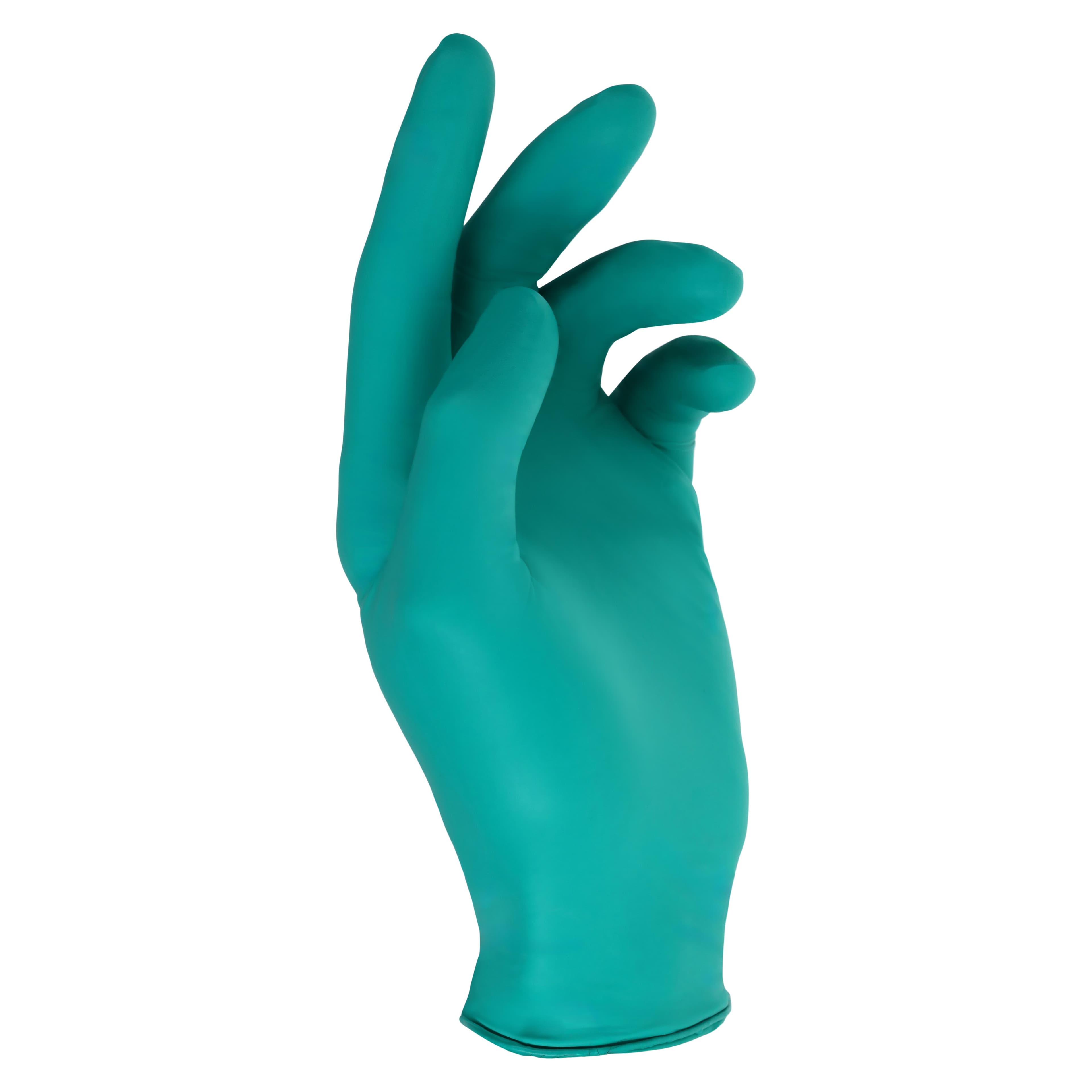 True Comfort Chloroprene Exam Gloves, Powder-Free, Non-Sterile, Small, Green, 100/Bx, TC100S thumbnail 3