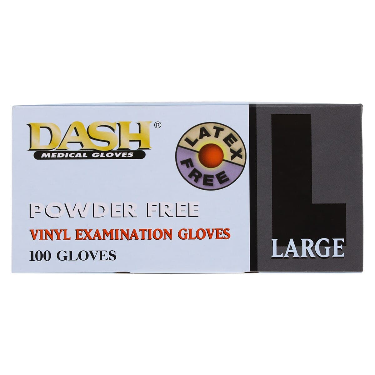 Dash Vinyl Powder-Free Exam Gloves, Latex-Free, Clear, Large, 100/Box, SPF100L thumbnail 7