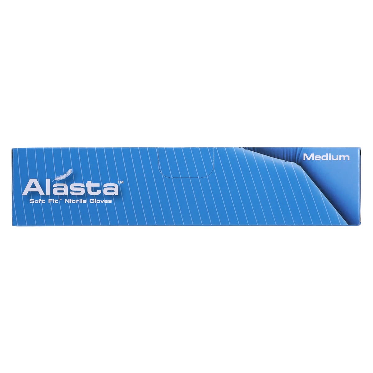 Alasta Soft Fit Nitrile Examination Gloves, Powder-Free, Latex-Free, Textured, Violet Blue, Medium, 100/Box, ALS100M thumbnail 9
