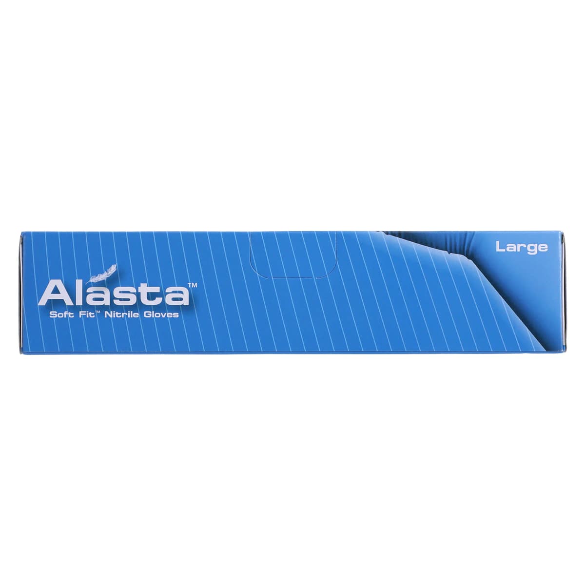 Alasta Soft Fit Nitrile Examination Gloves, Powder-Free, Latex-Free, Textured Fingers, Large, Violet Blue, 100/Box, ALS100L thumbnail 9