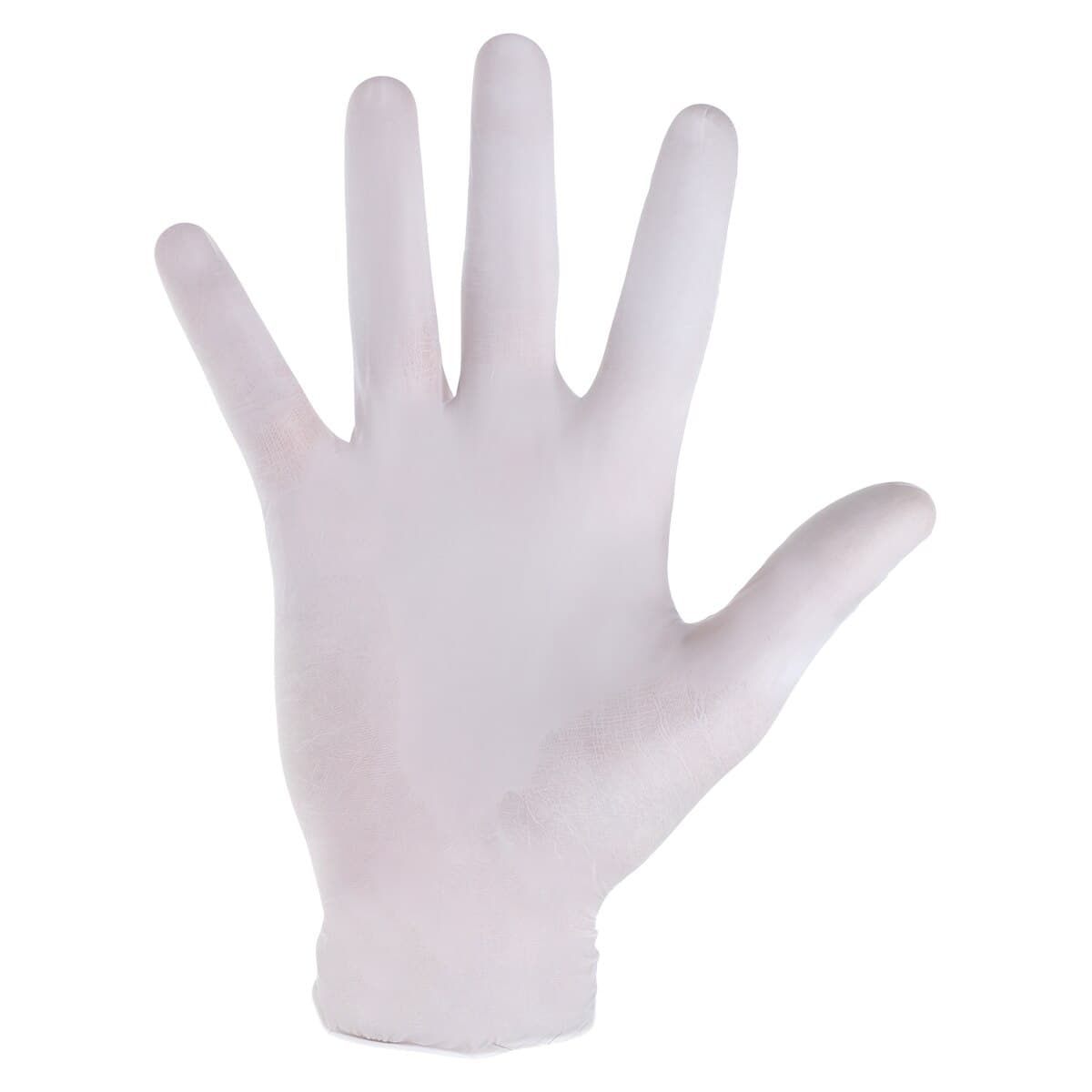 Nuvo Vinyl Exam Gloves, Powder-Free, Non-Sterile, Medium, White, 100/Box, NV100M thumbnail 3