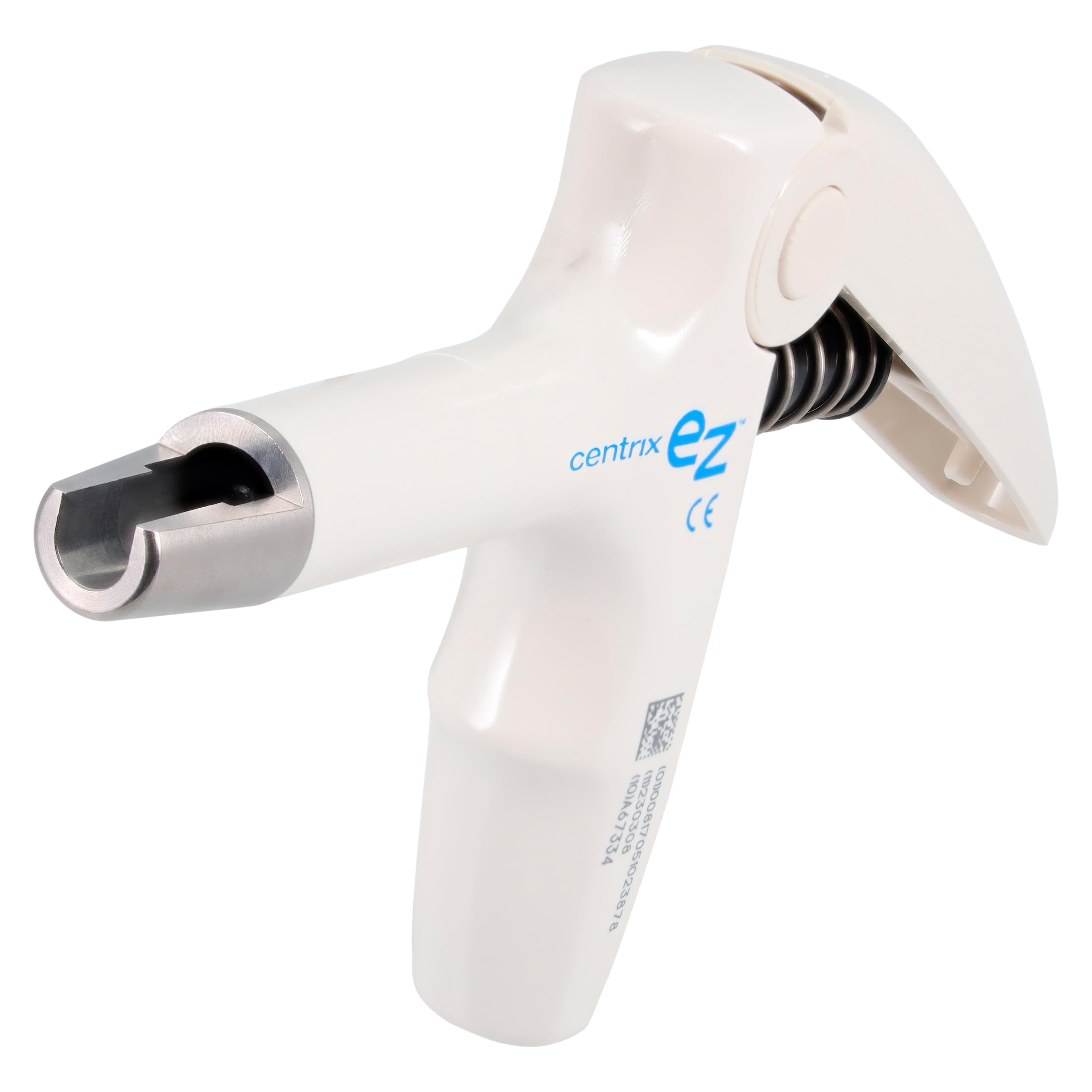 Centrix E/Z Syringe Dispenser, Stainless Steel Barrel, Drop n' Lock Loading, White, 1/Pk, 130700 thumbnail 3