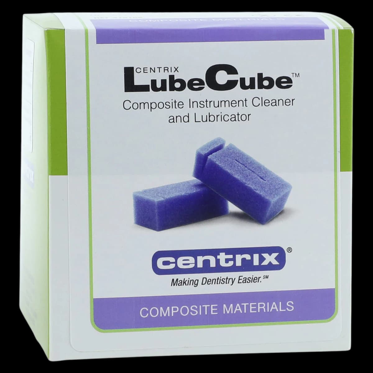LubeCube Composite Instrument Cleaner & Lubricator, Single-Use, 72/Box, 310108 - LubeCube® Composite Instrument Cleaner & Lubricator Box of 72 - Image 1