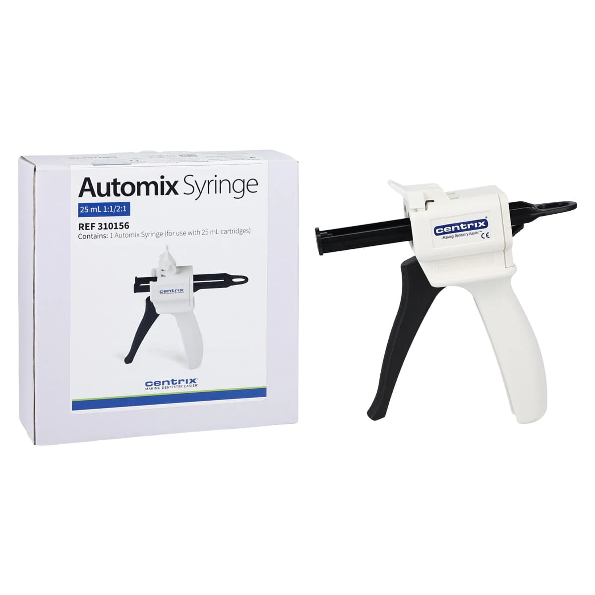 Centrix DS-25 Automix Dispensing Gun, 25 ml, 1:1/2:1 Ratio, Autoclavable, 310156 - Encore D/C Automix, 25 ml 1:1/2:1 Automix Gun, 310156 - Image 1