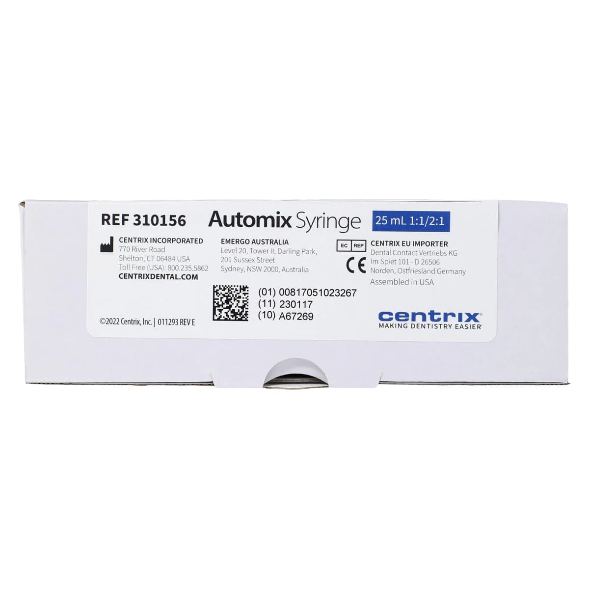 Centrix DS-25 Automix Dispensing Gun, 25 ml, 1:1/2:1 Ratio, Autoclavable, 310156 thumbnail 7