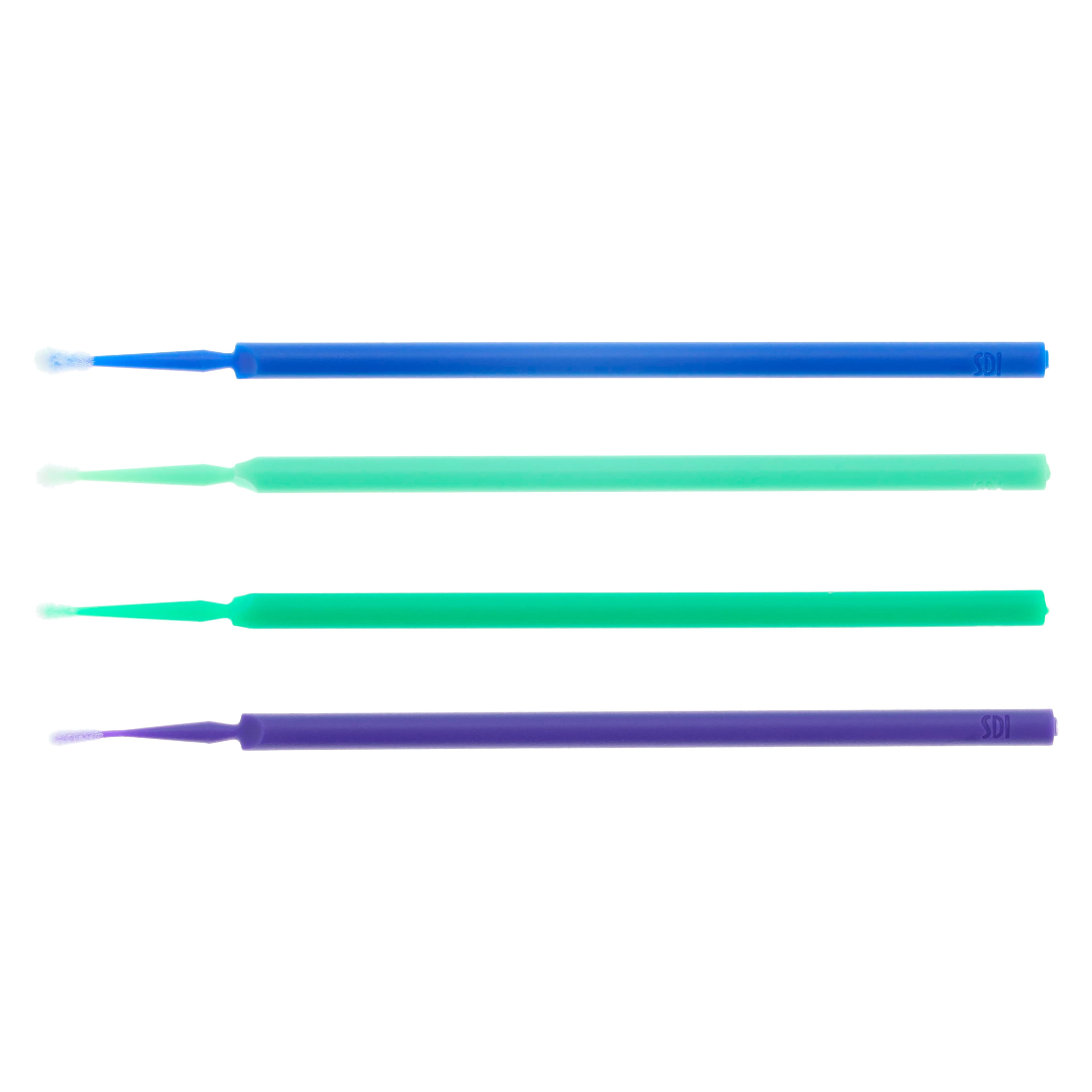 Points Disposable Brush Applicators, Assorted (Superfine Purple, Fine Green, Medium Blue), Bendable, 400/Pkg, 8100123 thumbnail 2