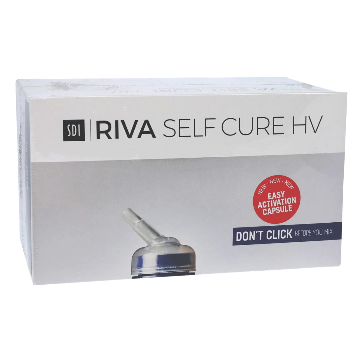 Riva Self Cure HV Glass Ionomer Restorative Capsules, Shade A3, 50/Bx, 8630003 - Riva Self Cure HV Capsules - A3 - Image 1