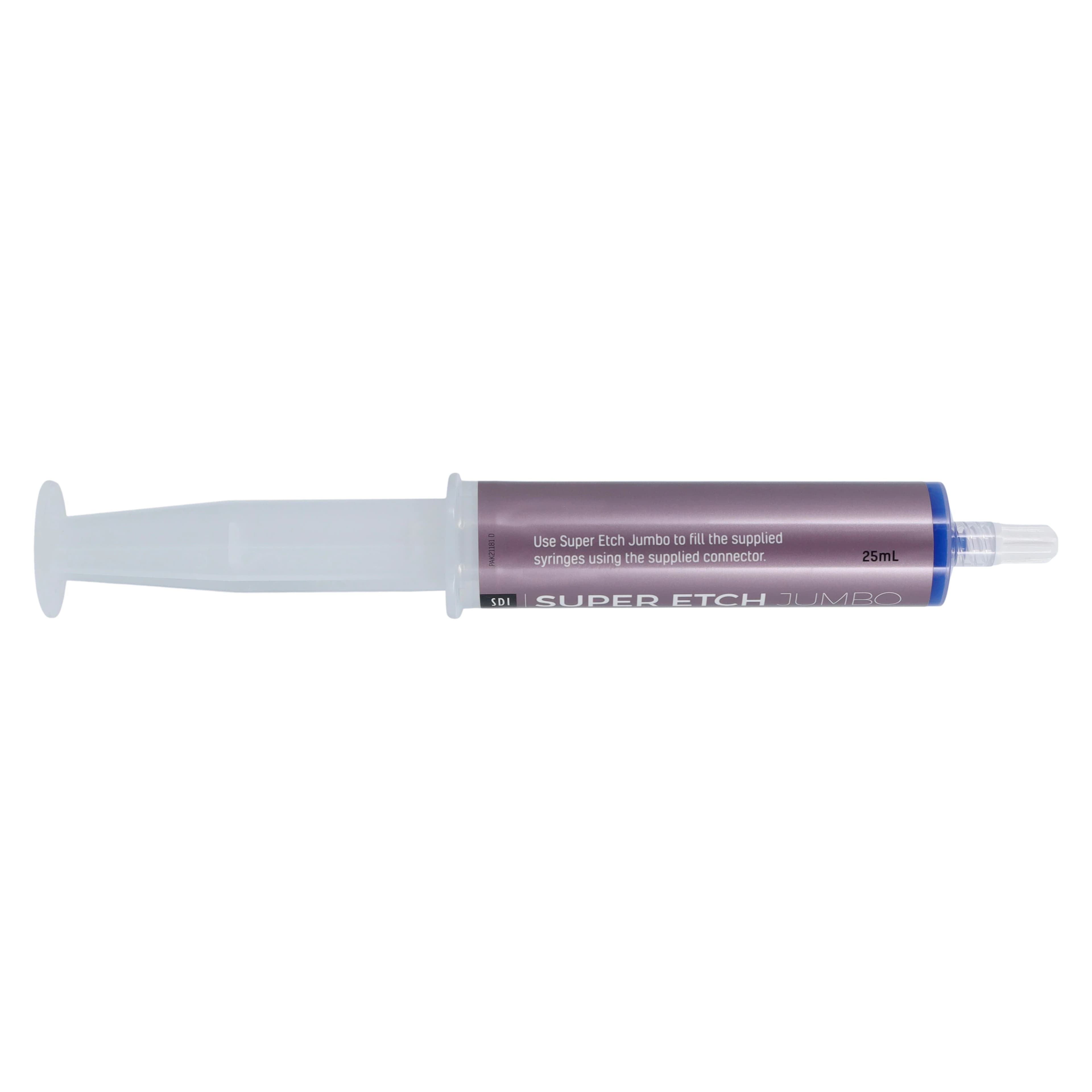 Super Etch Etching Gel, 37% Phosphoric Acid, Jumbo Syringe, 25 ml, High Viscosity, Blue, 2/Pk, 8100059 thumbnail 4