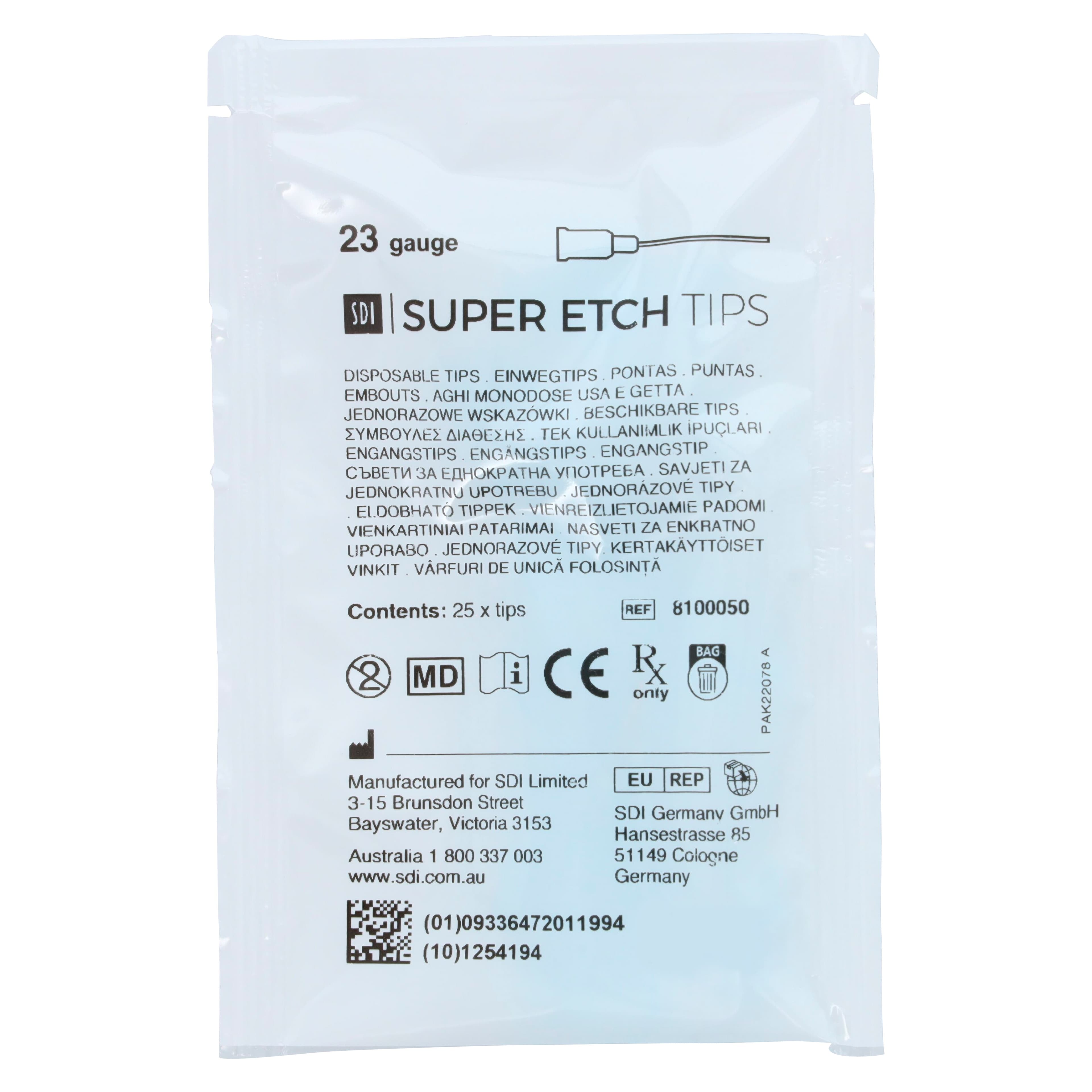 Super Etch Etching Gel, 37% Phosphoric Acid, Jumbo Syringe, 25 ml, High Viscosity, Blue, 2/Pk, 8100059 thumbnail 8