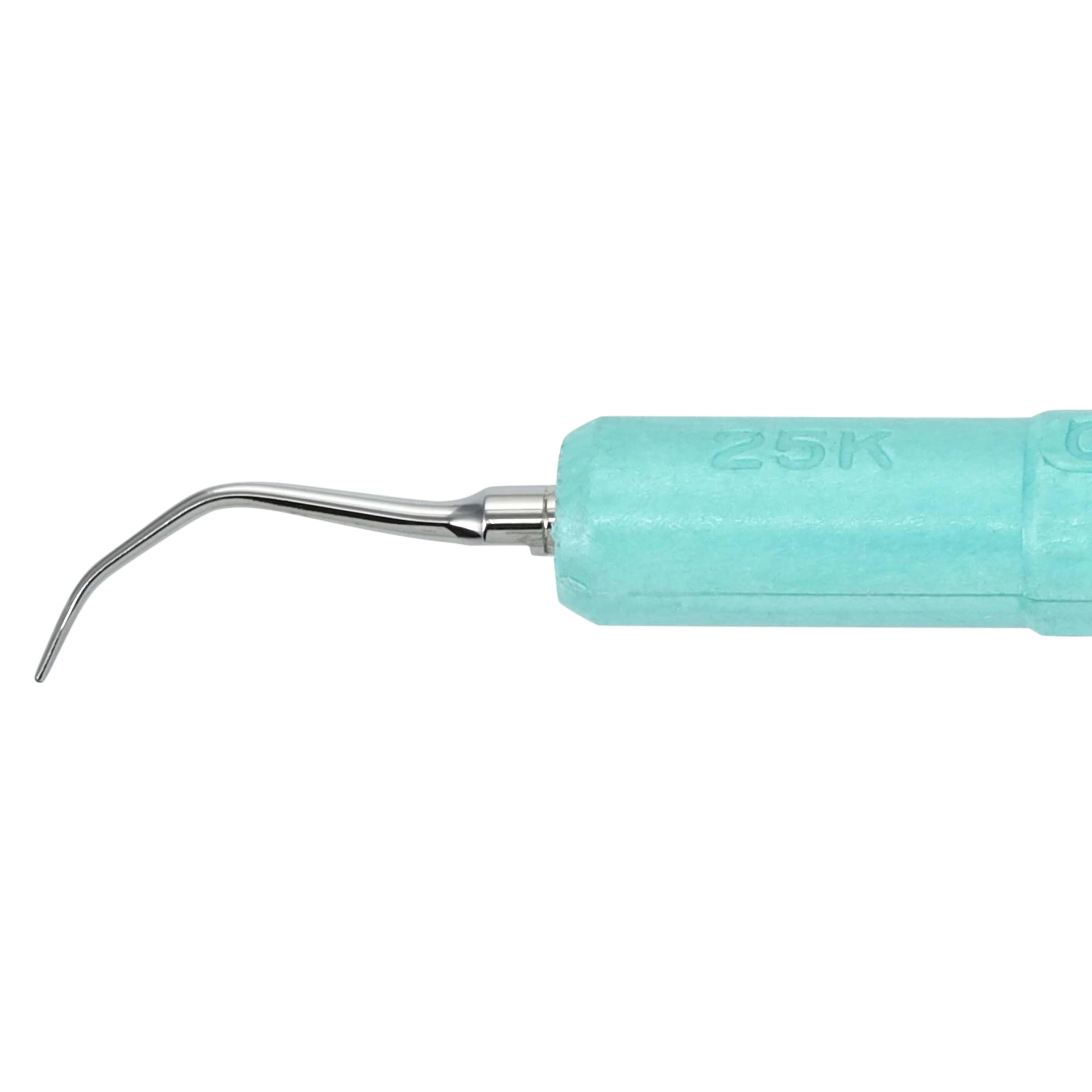 Cavitron FSI-SLI 1000 Focused Spray SlimLine Ultrasonic Insert, 25 kHz, Light Green Grip, Triple Bend, Thin, 1/Pk, 81569 thumbnail 4
