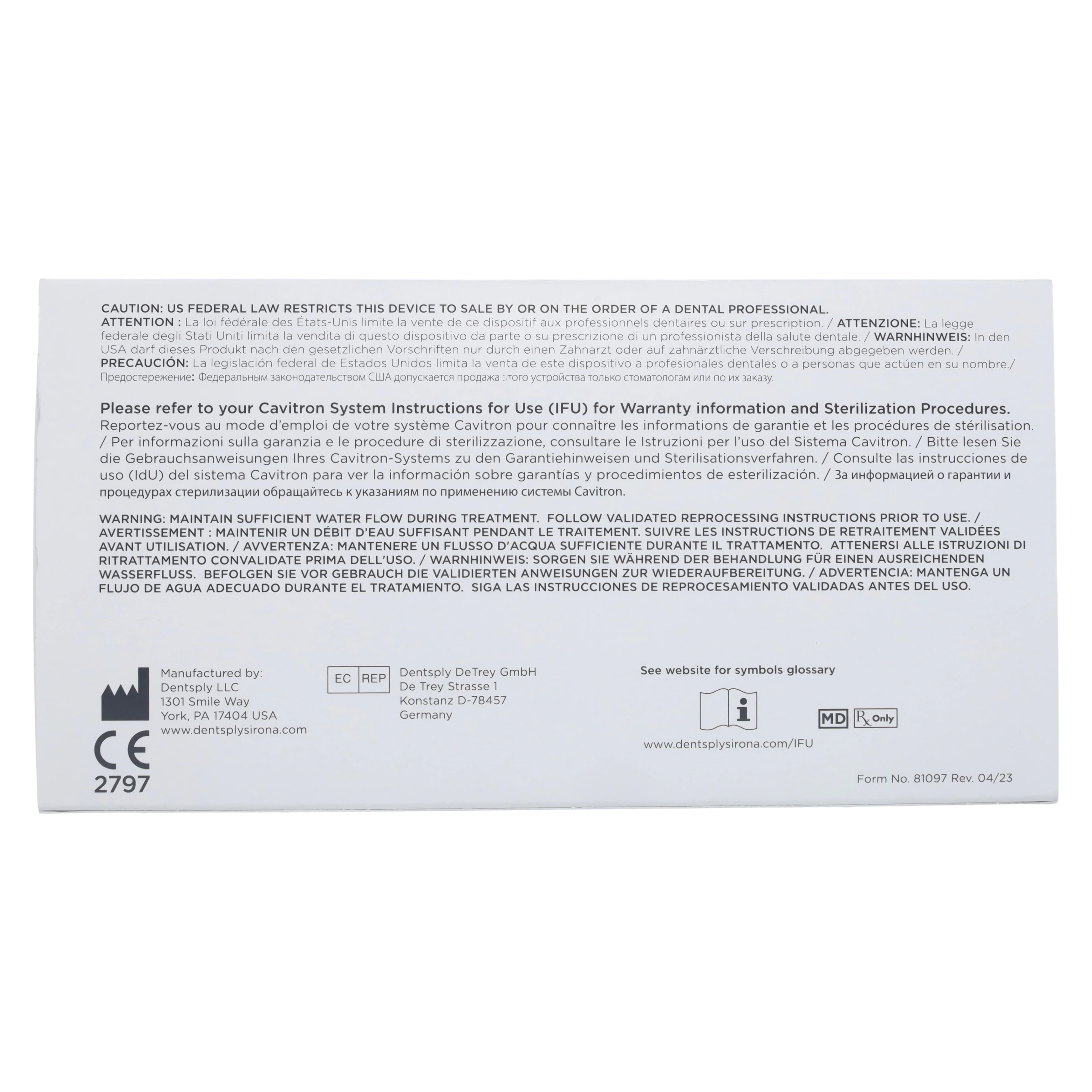 Cavitron Steri-Mate Detachable Sterilizable Ultrasonic Scaler Handpiece, 30K, Gray, 1/Pk, 8183001 thumbnail 7