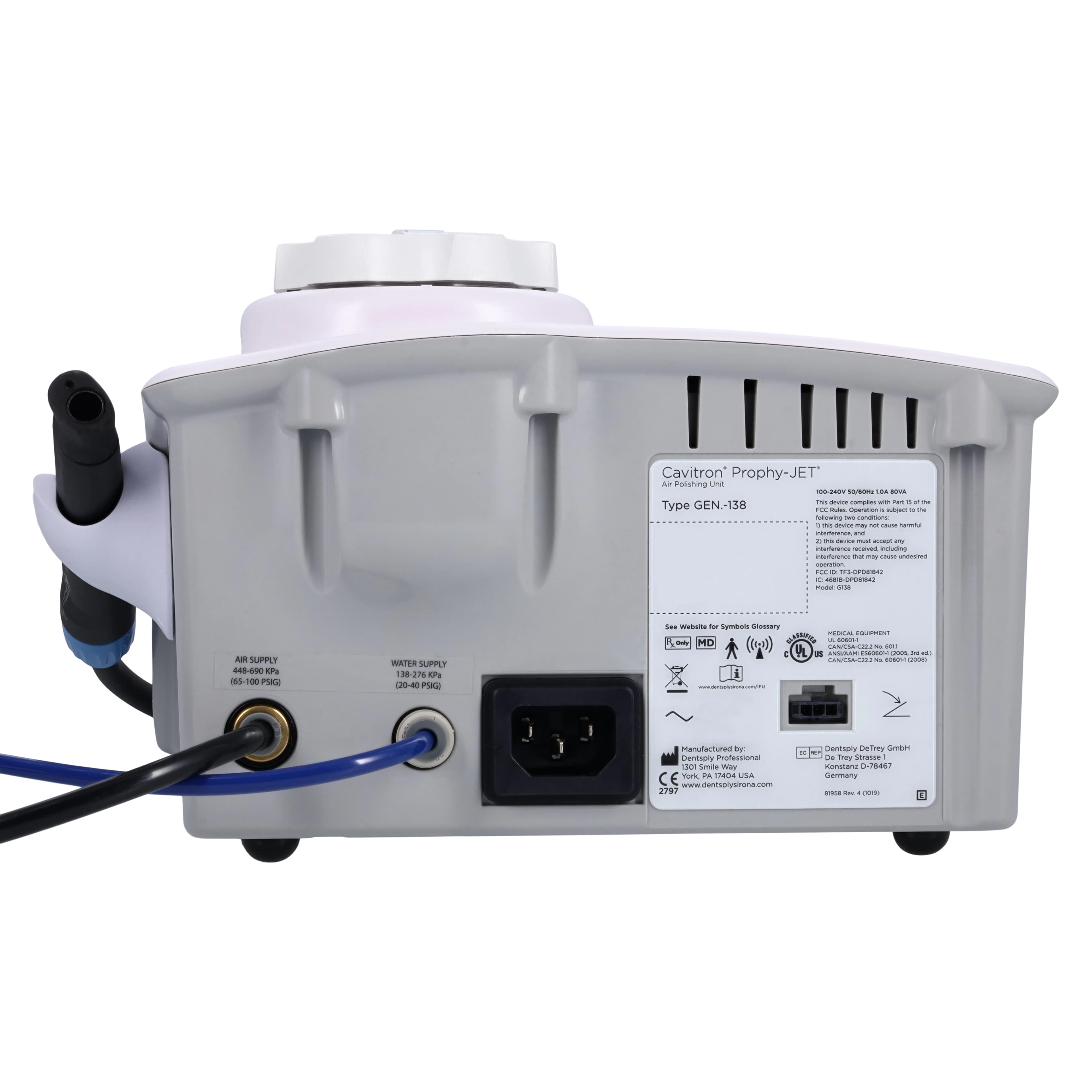Cavitron Prophy Jet Air Polishing System with Tap-On Technology and Prophy Mode Auto Cycles, 115V Tabletop Unit, 8195001 thumbnail 6