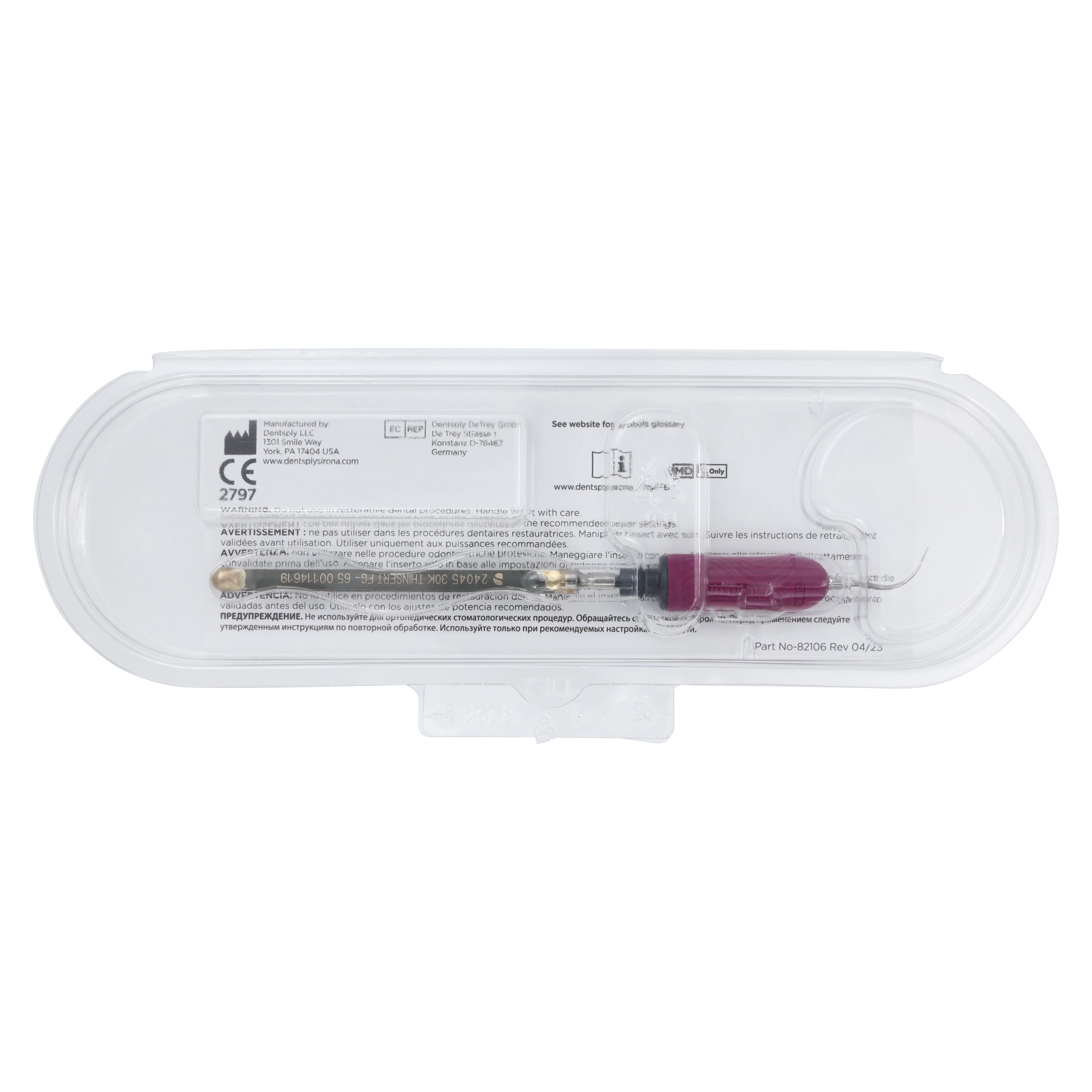 Cavitron FSI THINsert FitGrip Ultrasonic Insert, 30 kHz, Purple, 1/Pk, 82009 thumbnail 7