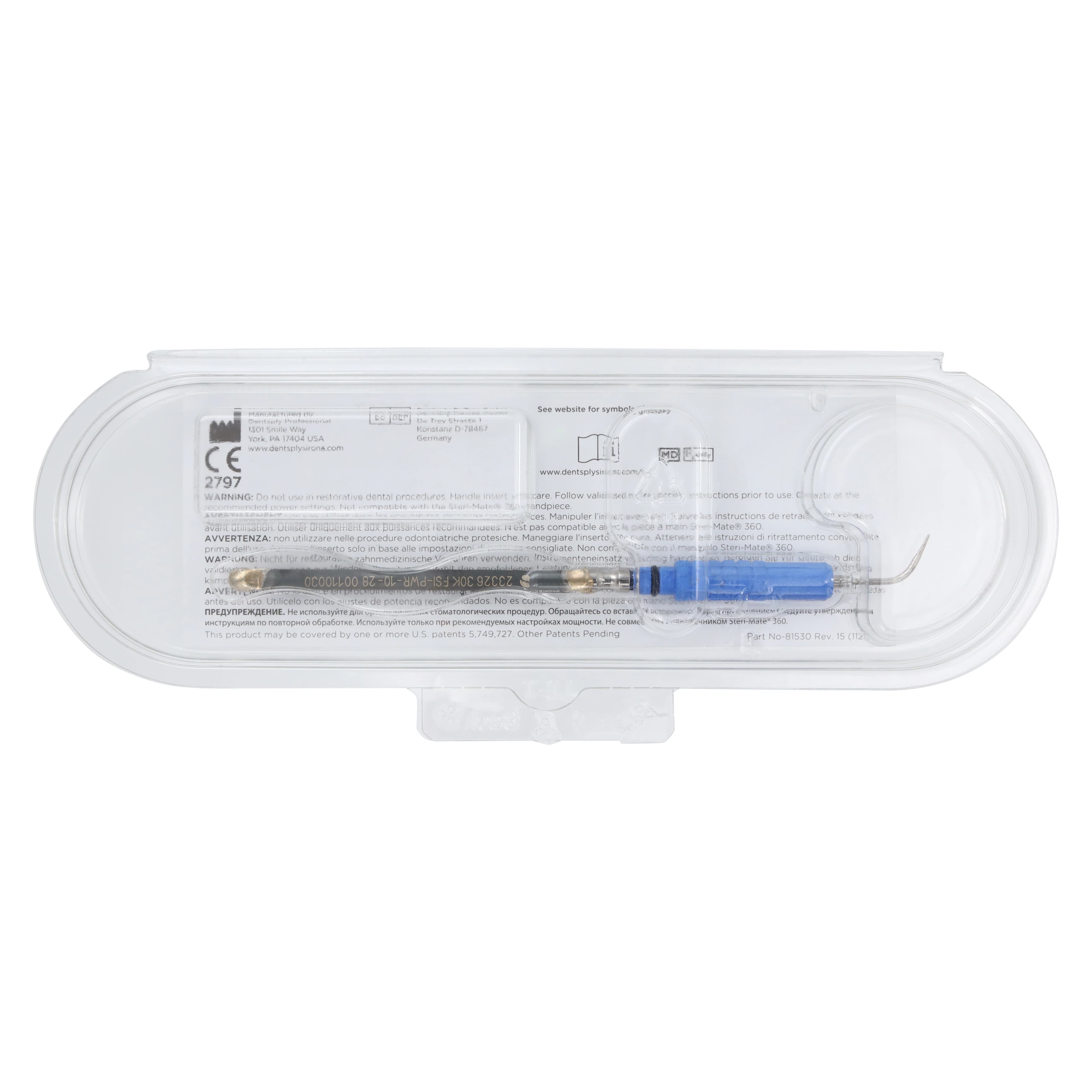 Cavitron FSI Focused Spray PowerLINE-10 Ultrasonic Insert, 30 kHz, Dark Blue, 1/Pk, 80294 thumbnail 7