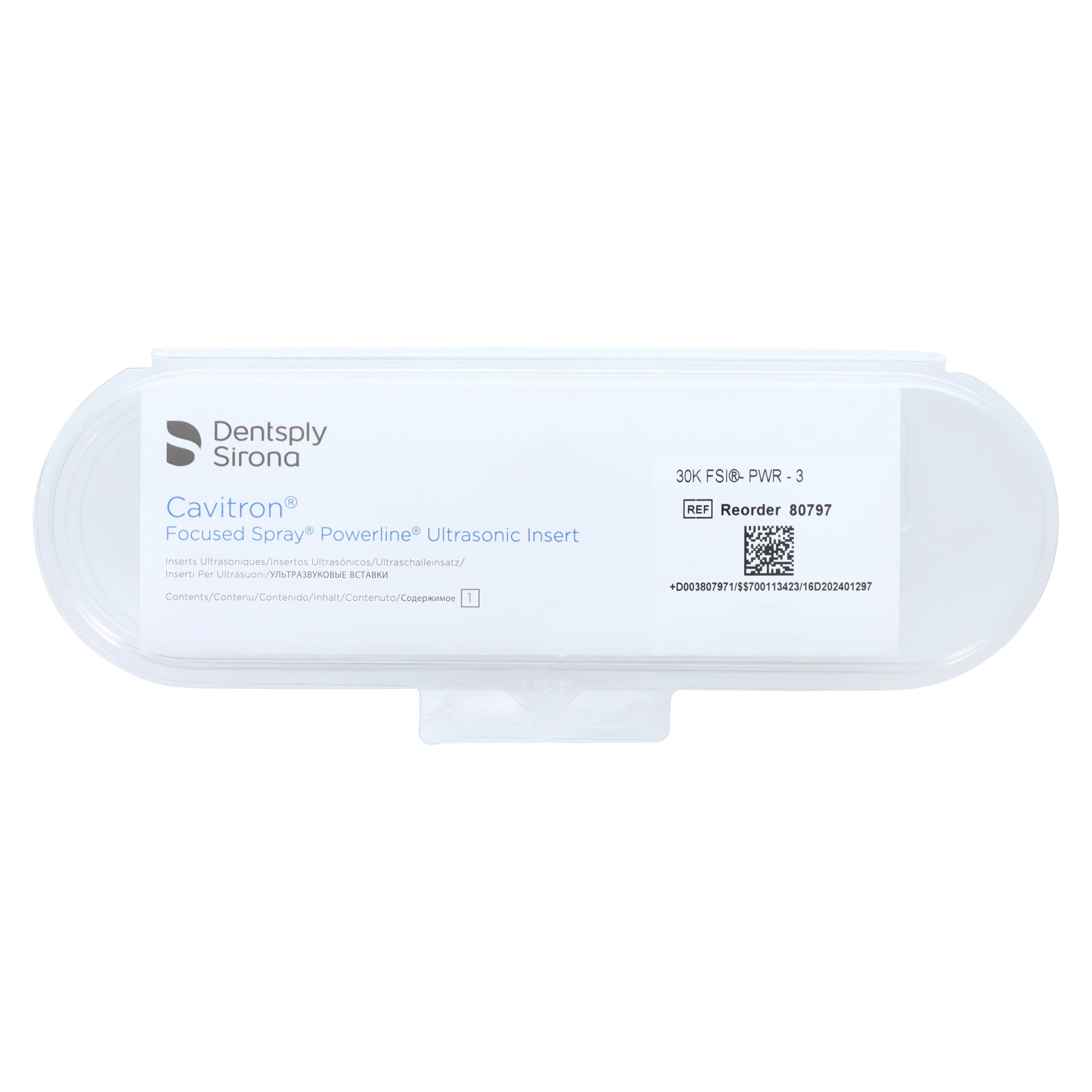 Cavitron FSI PowerLINE-3 Ultrasonic Insert, Thin Beavertail, 30K, Dark Blue Grip, 1/Pk, 80797 thumbnail 2