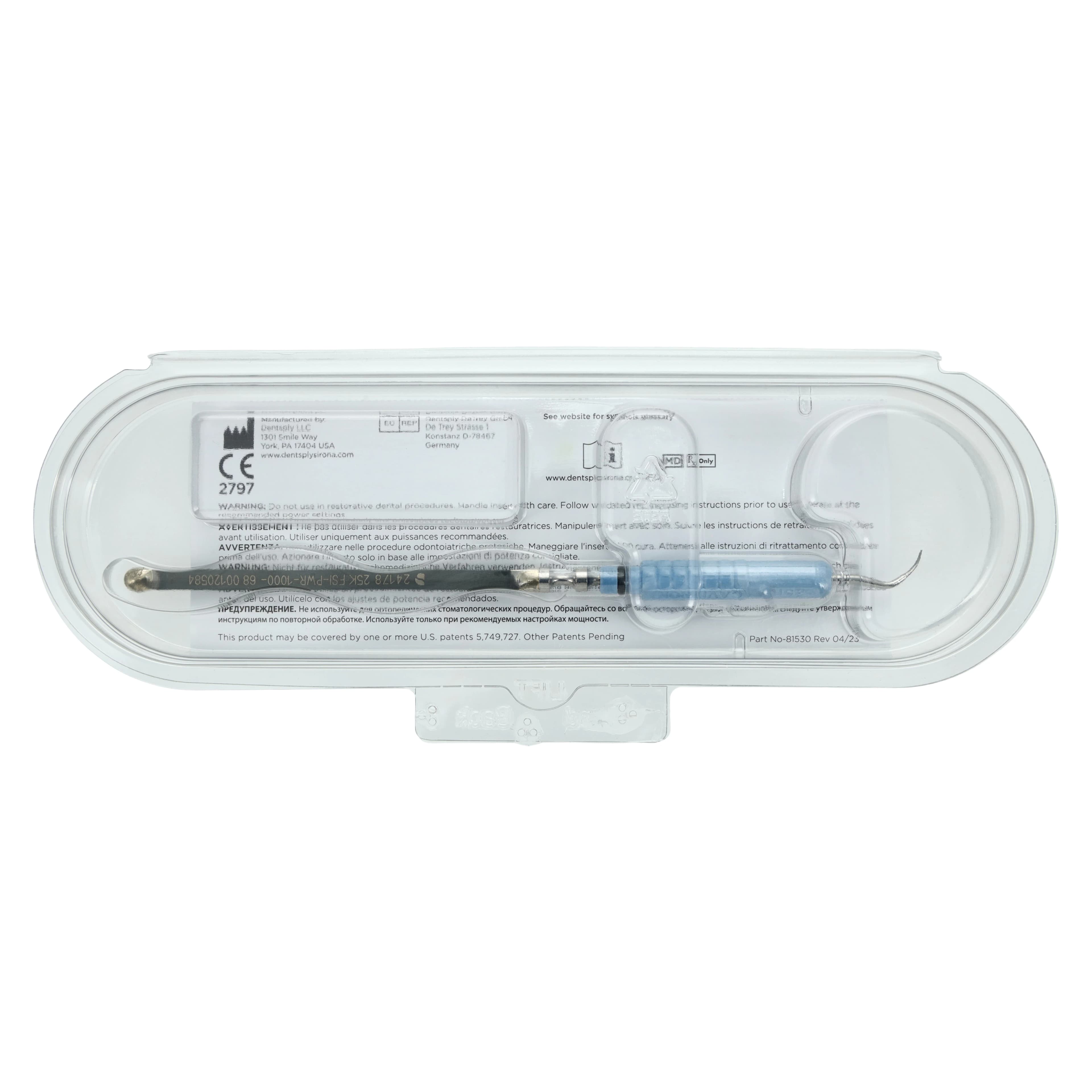 Cavitron FSI PowerLINE-1000 Ultrasonic Insert, 25K, Light Blue Grip, 1/Pk, 80796 thumbnail 6