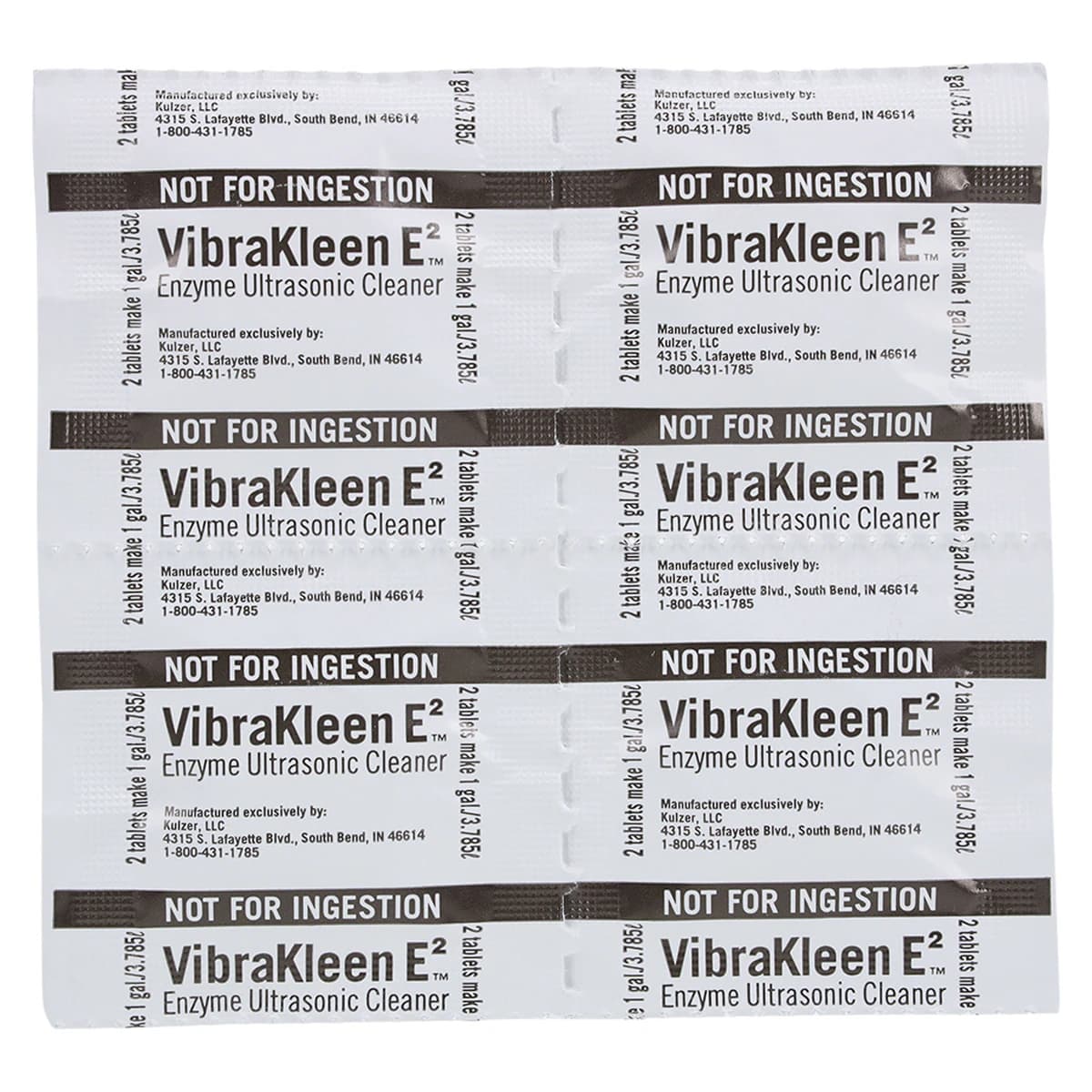 VibraKleen E2 Enzymatic Ultrasonic Cleaning Tablets, Mint Scent, 80/Box, 50037101 thumbnail 3